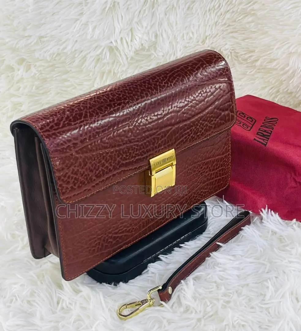 Lare Boss Quality Luxury Men Genuine Leather Purse