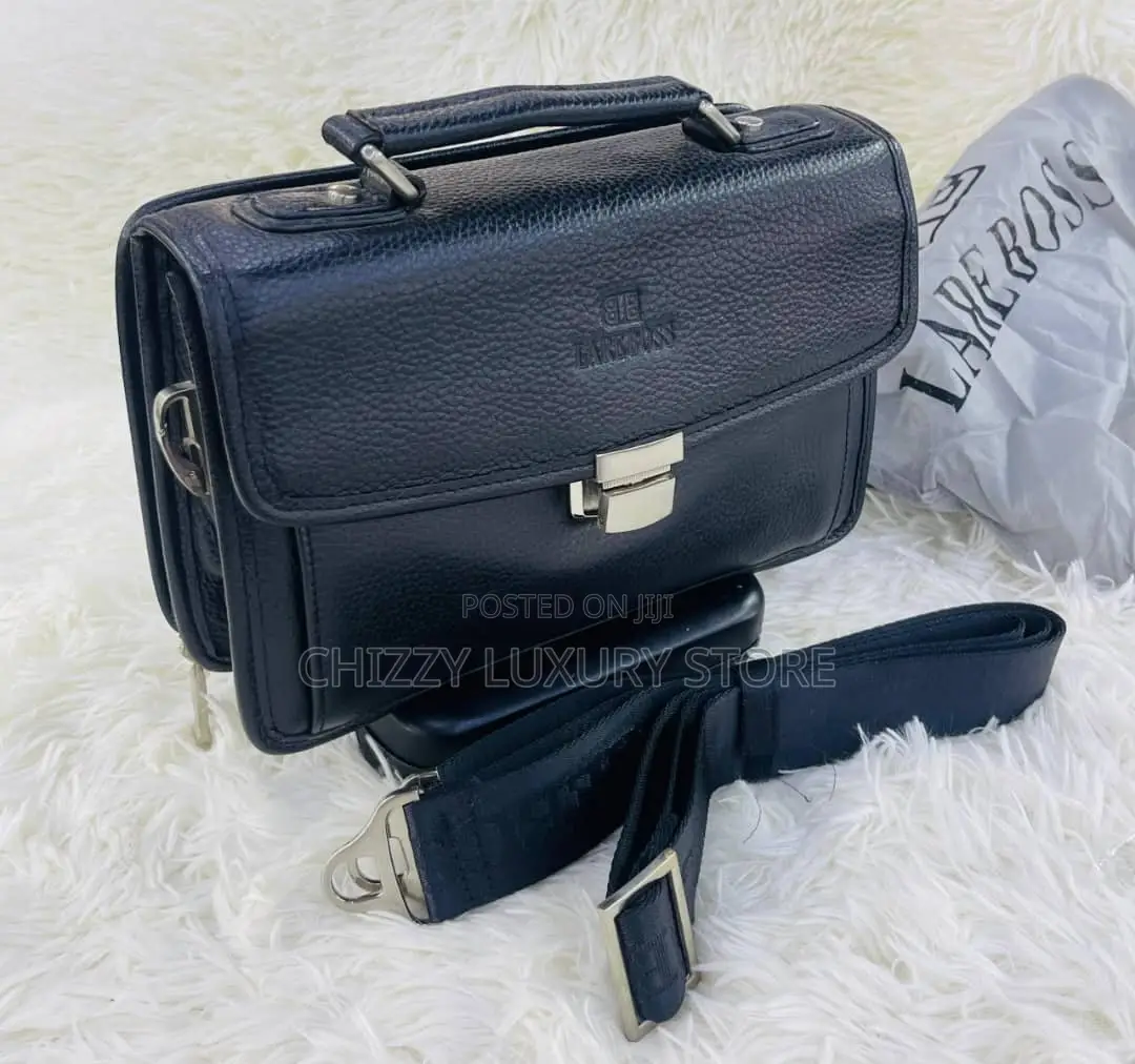 Lare Boss Quality Luxury Men Genuine Leather Purse