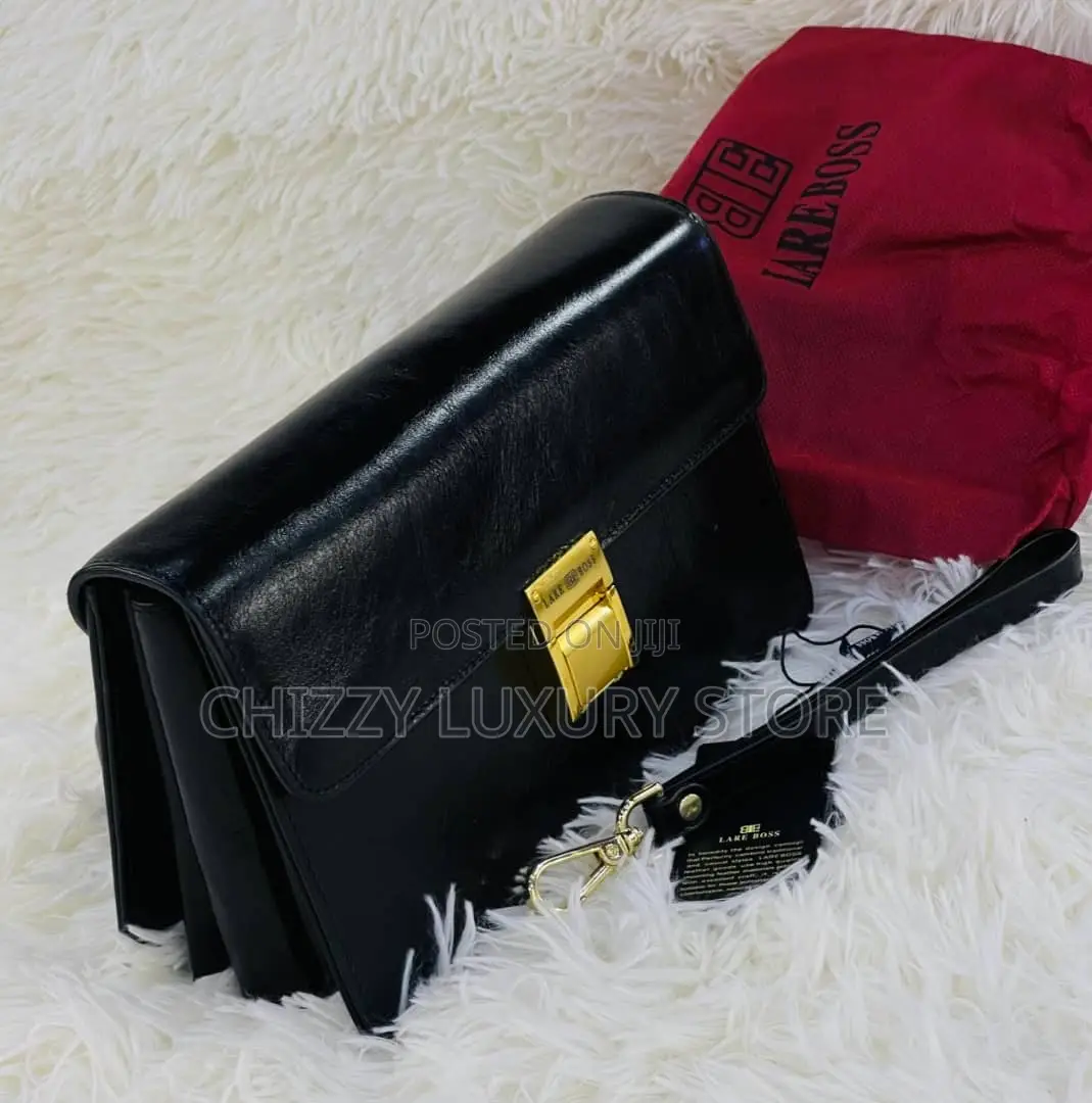 Lare Boss Quality Luxury Men Genuine Leather Purse