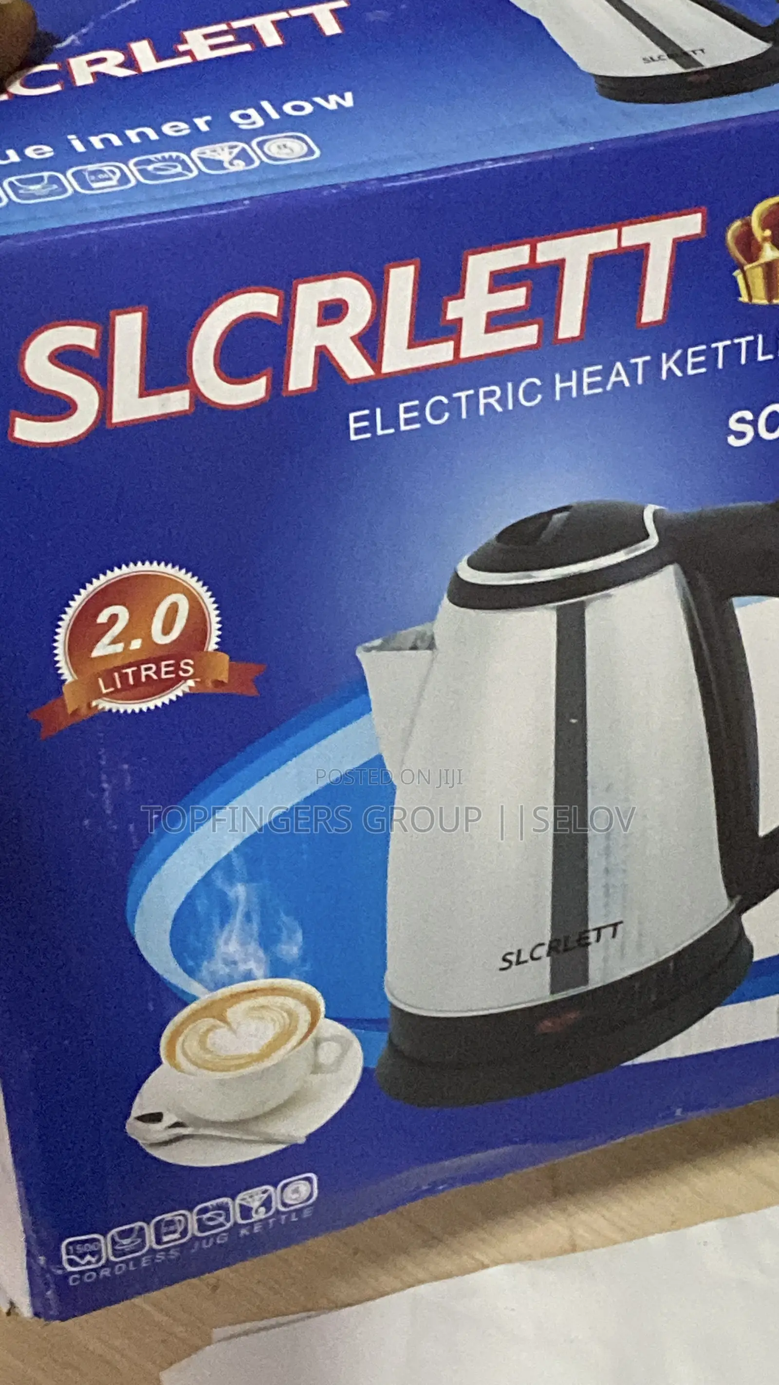 2l Electric Scarlet Kettle