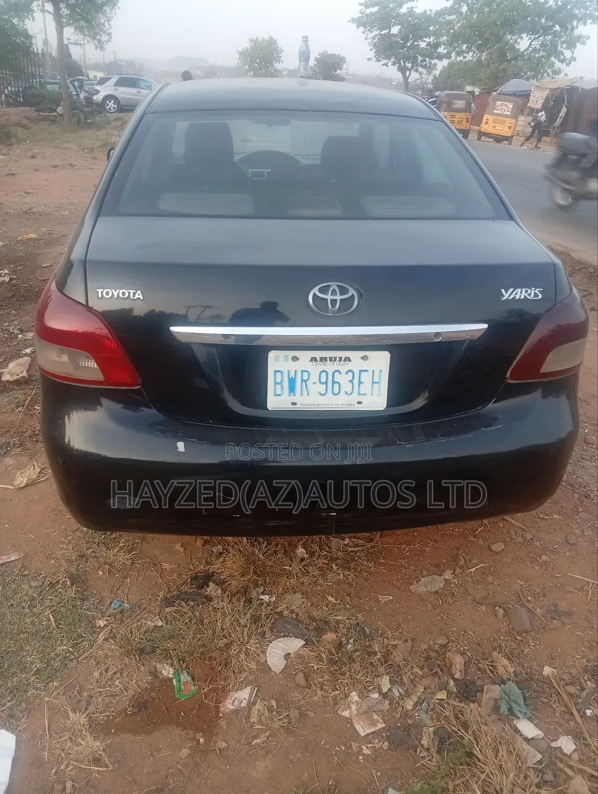 Toyota Yaris Sedan Automatic 2007 Black