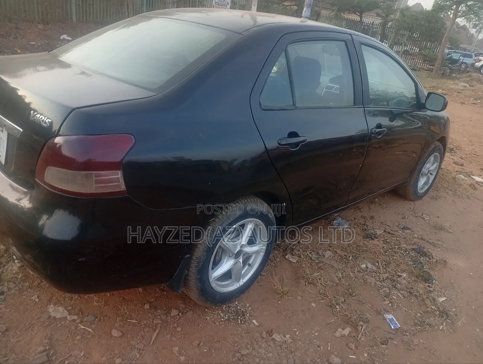Toyota Yaris Sedan Automatic 2007 Black