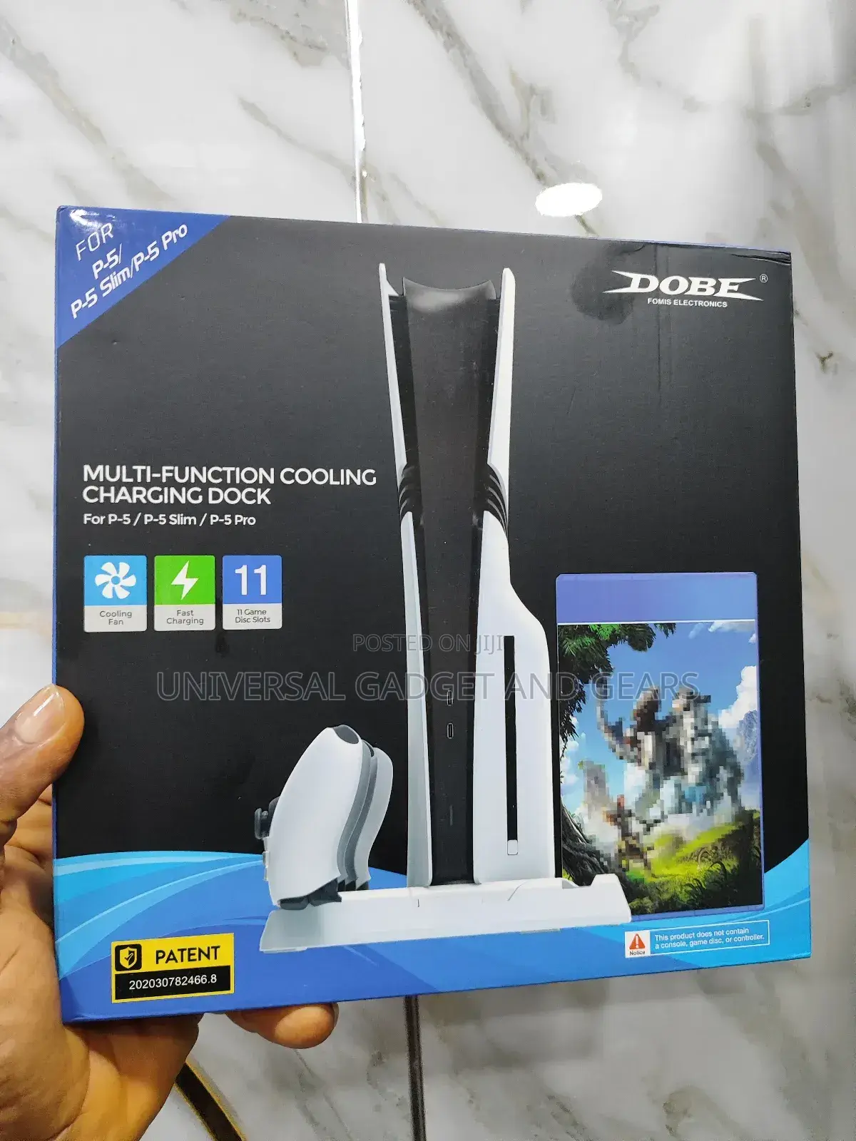 Multifunction Cooling, Charging Stand for Playstation 5 Slim and Pro