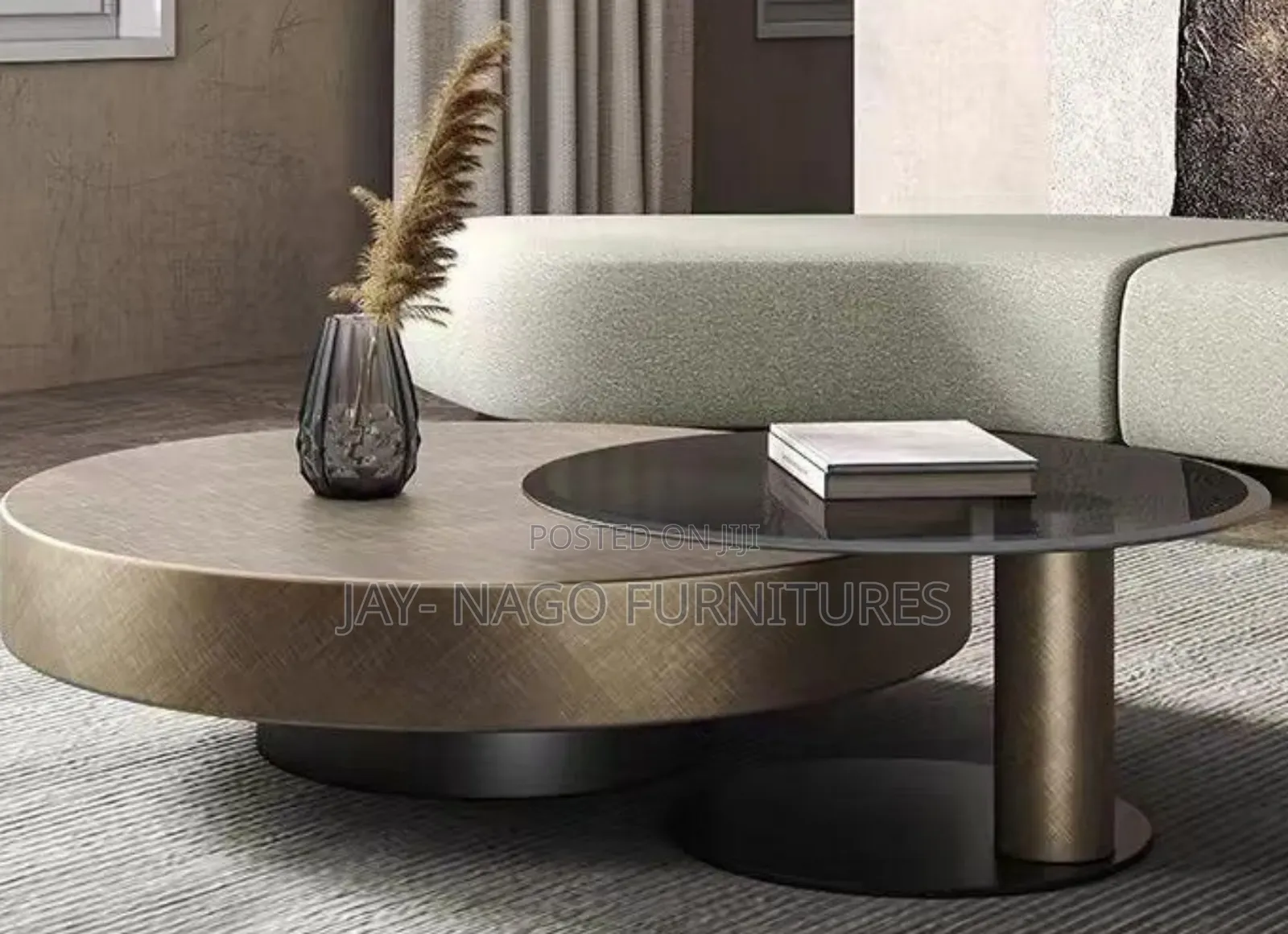 Executive Center Table With Side Table