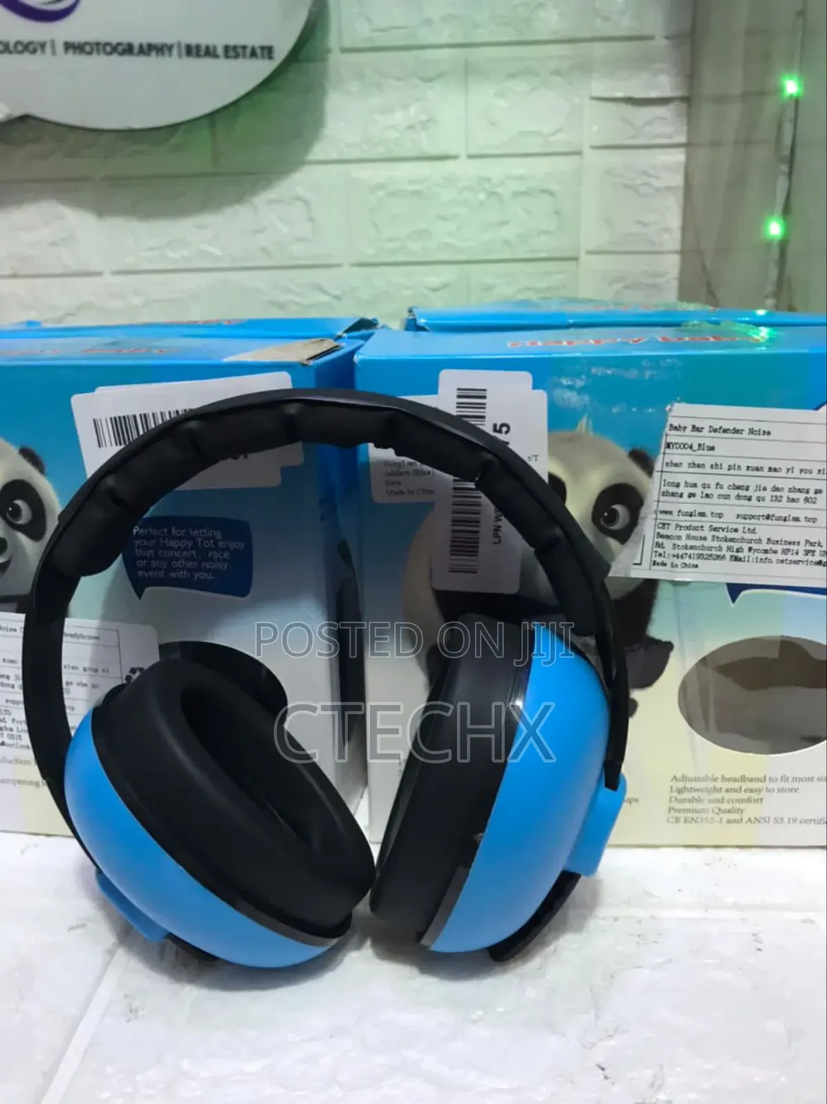 Funglam Baby Ear Noise Cancelling Headphones For 0-3 Years Infant