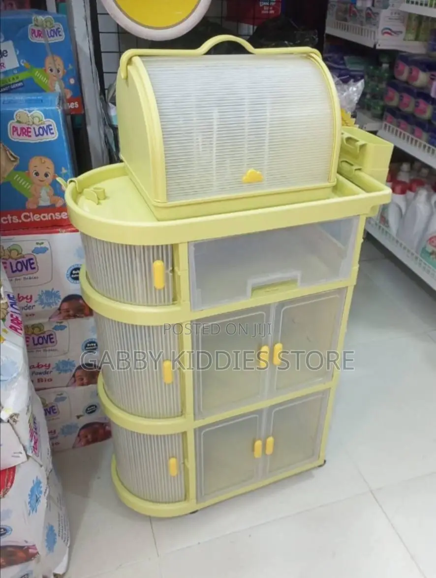 Trolley/Storage Rack With Bottles Dryer
