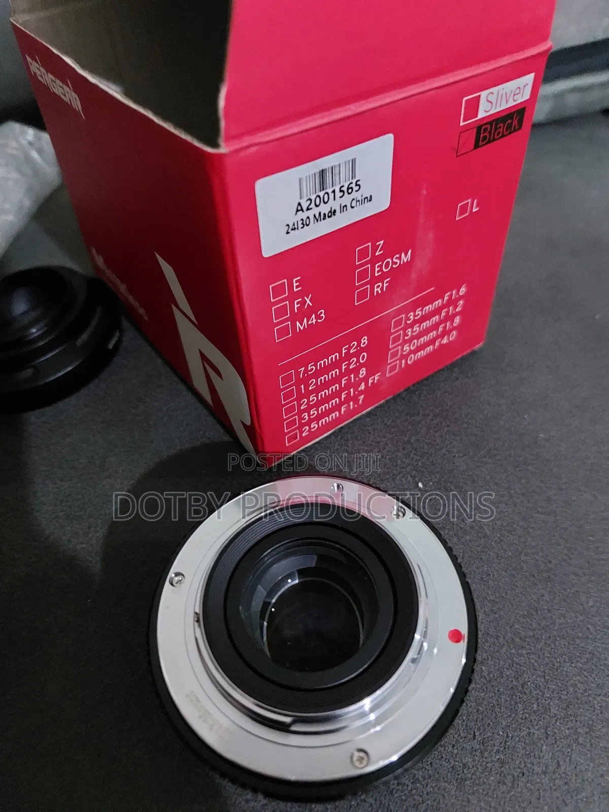 Pergear 25mm F1.7 M43 Mirrorless Cine Lens
