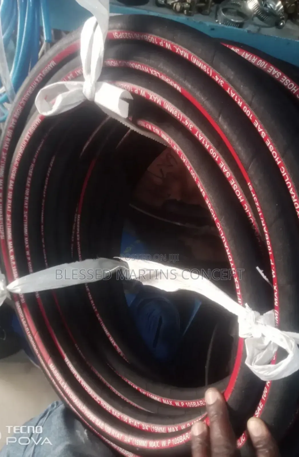 3/4 Hydraulic Hose: Suitable for Hydraulic System, Petrol,Oil,Air, Etc