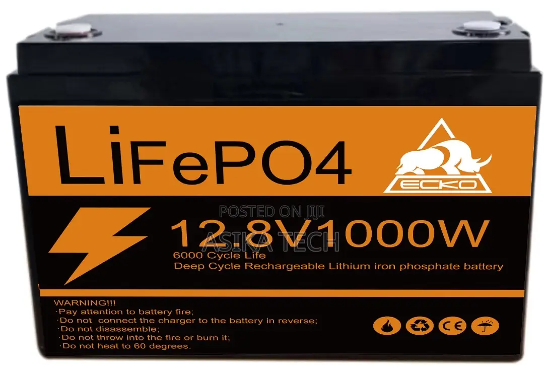 Ecko 12.8v 1000w Lifepo4 Deep Cycle Lithium Battery!