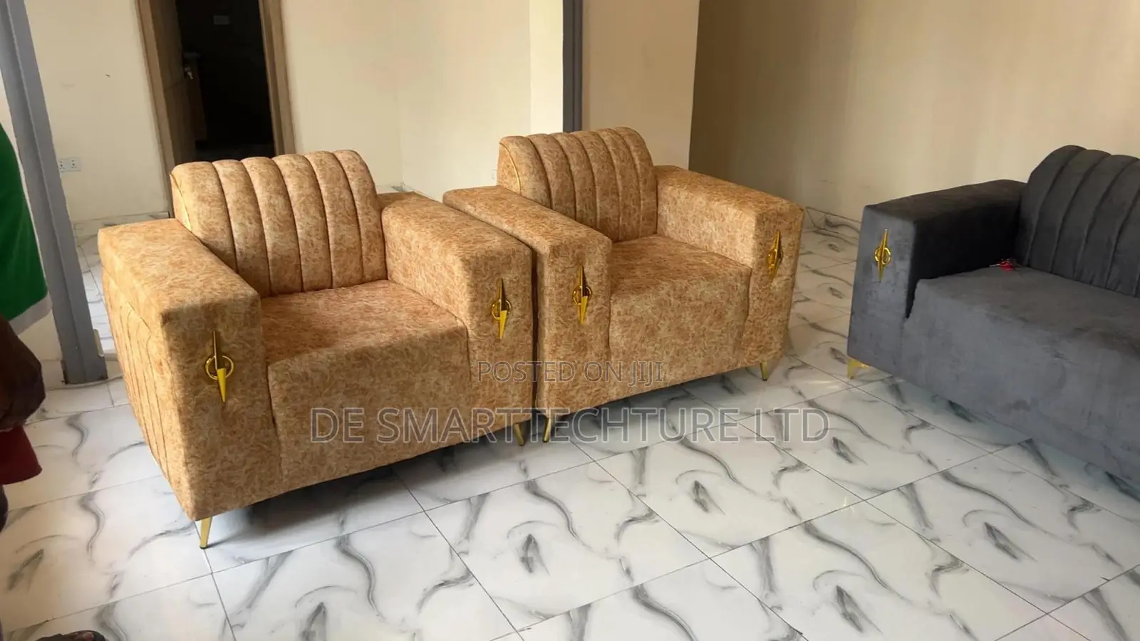 Luxury Sofa Set + Epoxy Resin Art Table – Own the Center of Attention