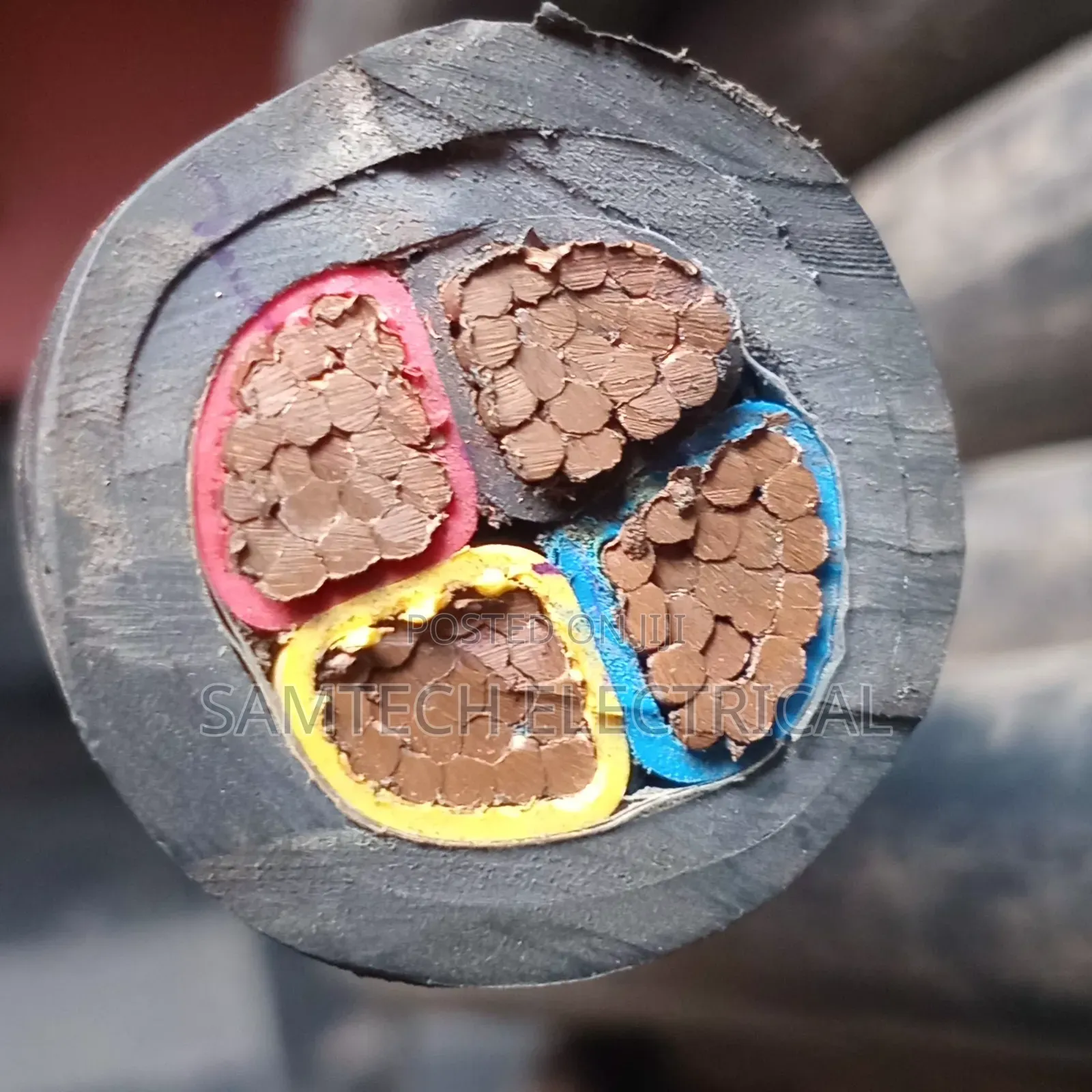 4x70mm2 Non Armoured Cable PVC/PVC Fullgage