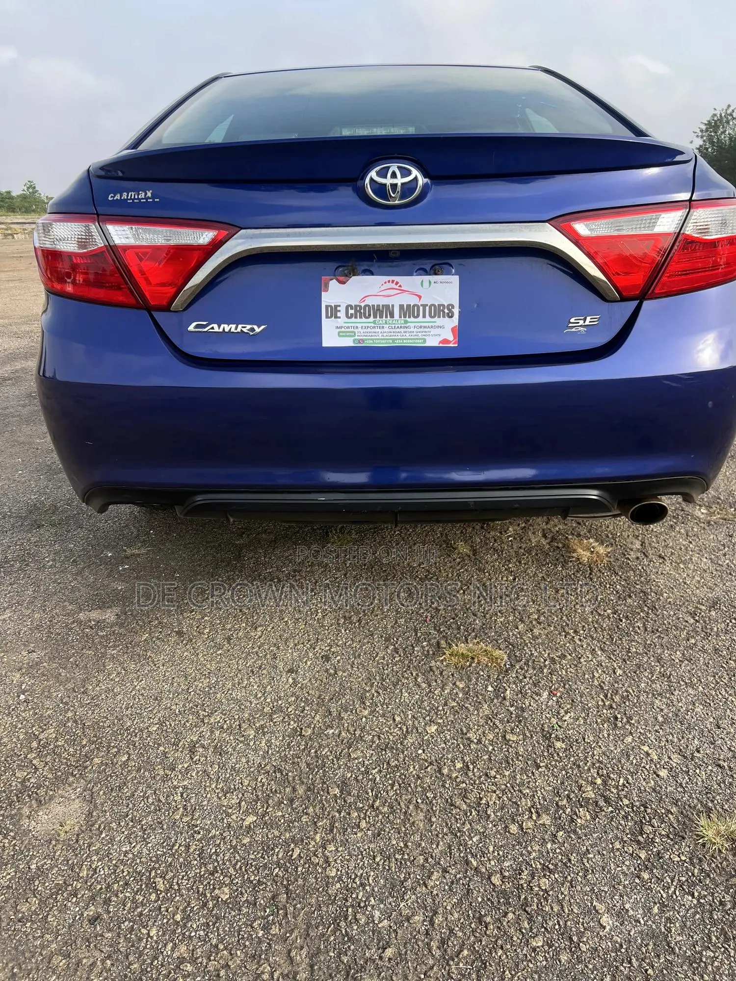 Toyota Camry SE 4dr Sedan (2.5L 4cyl 6A) 2015 Blue