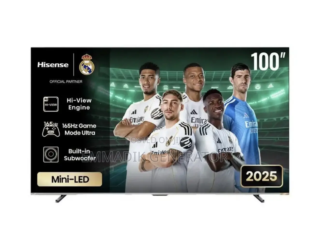 Hisense Tv Uled100 Inches