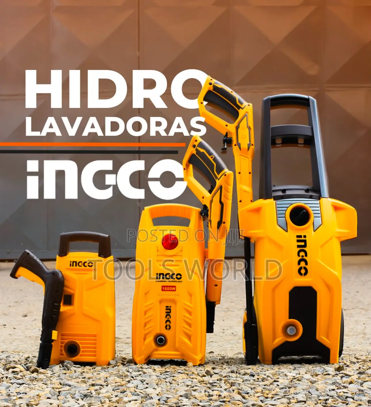 Ingco High Pressure Washer 1600w 140bar