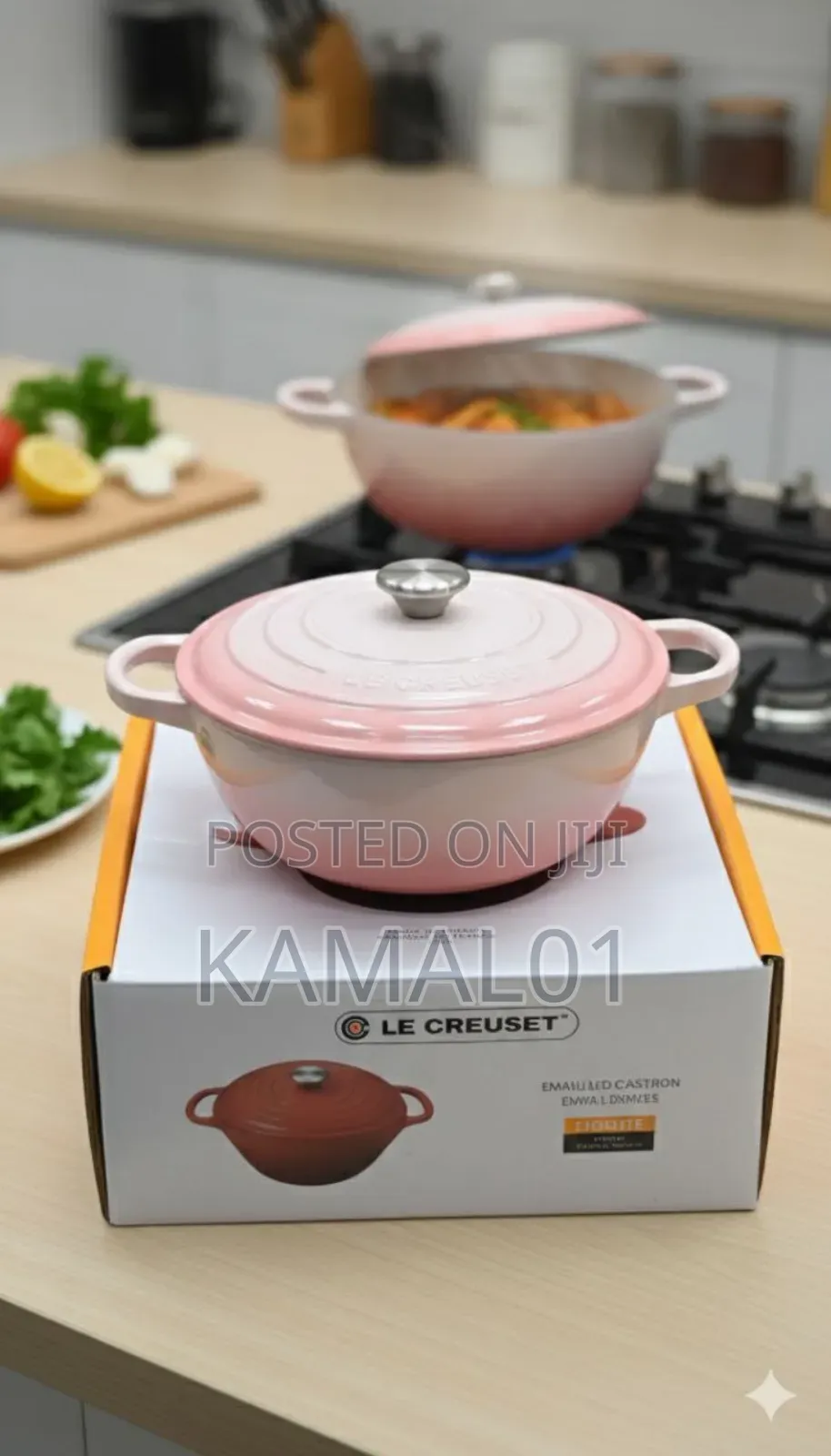 (26cm) Le Cruset Heavy Duty Cooking Pot Nonstick Cast Iron Cookware