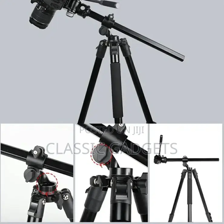 Jmary Professional Ks355+Hg60 2-in-1 360 Degree Monopod Camera Tripod