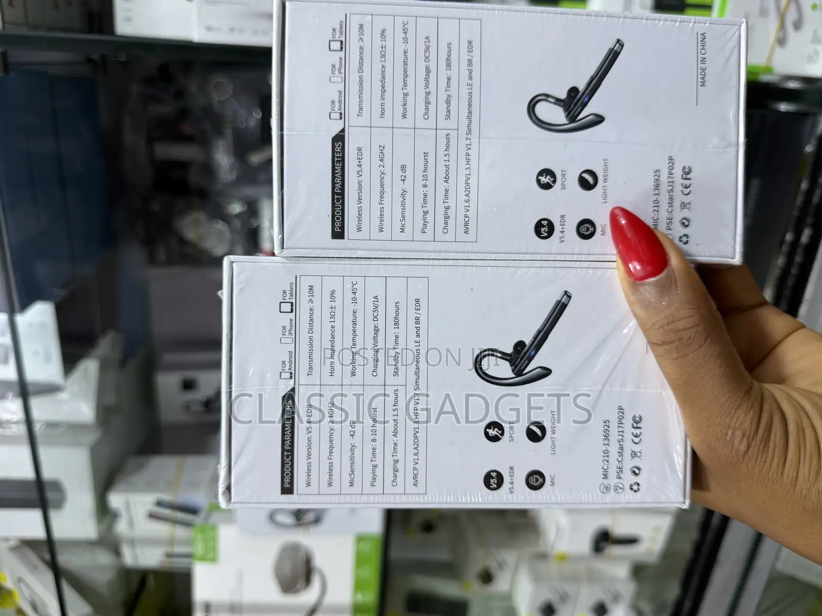 Yyk-520 Multifunctional Wireless Bluetooth Business Headset