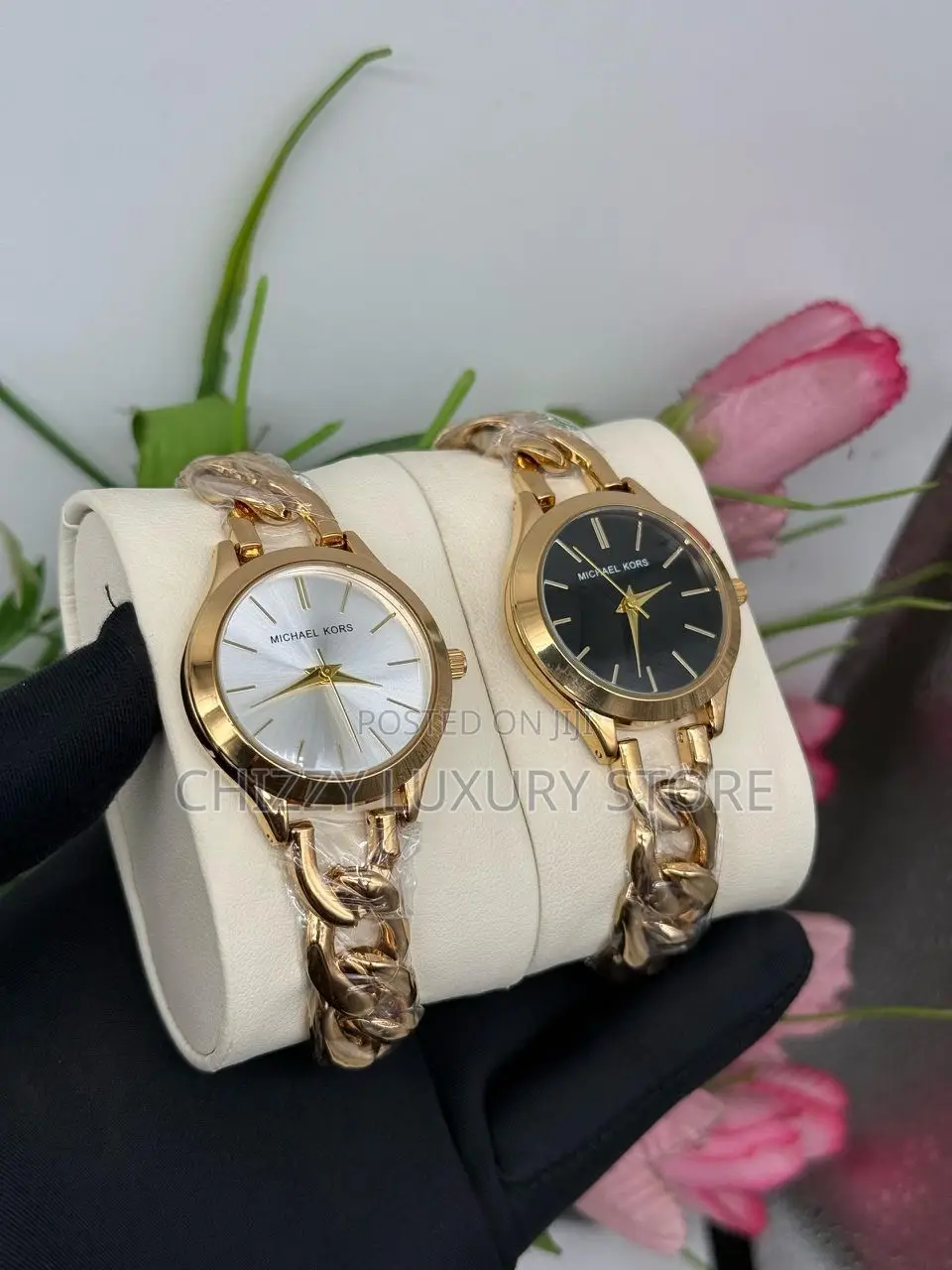 Michael Kors Quality Luxury Ladies Chain Strap Wristwatch