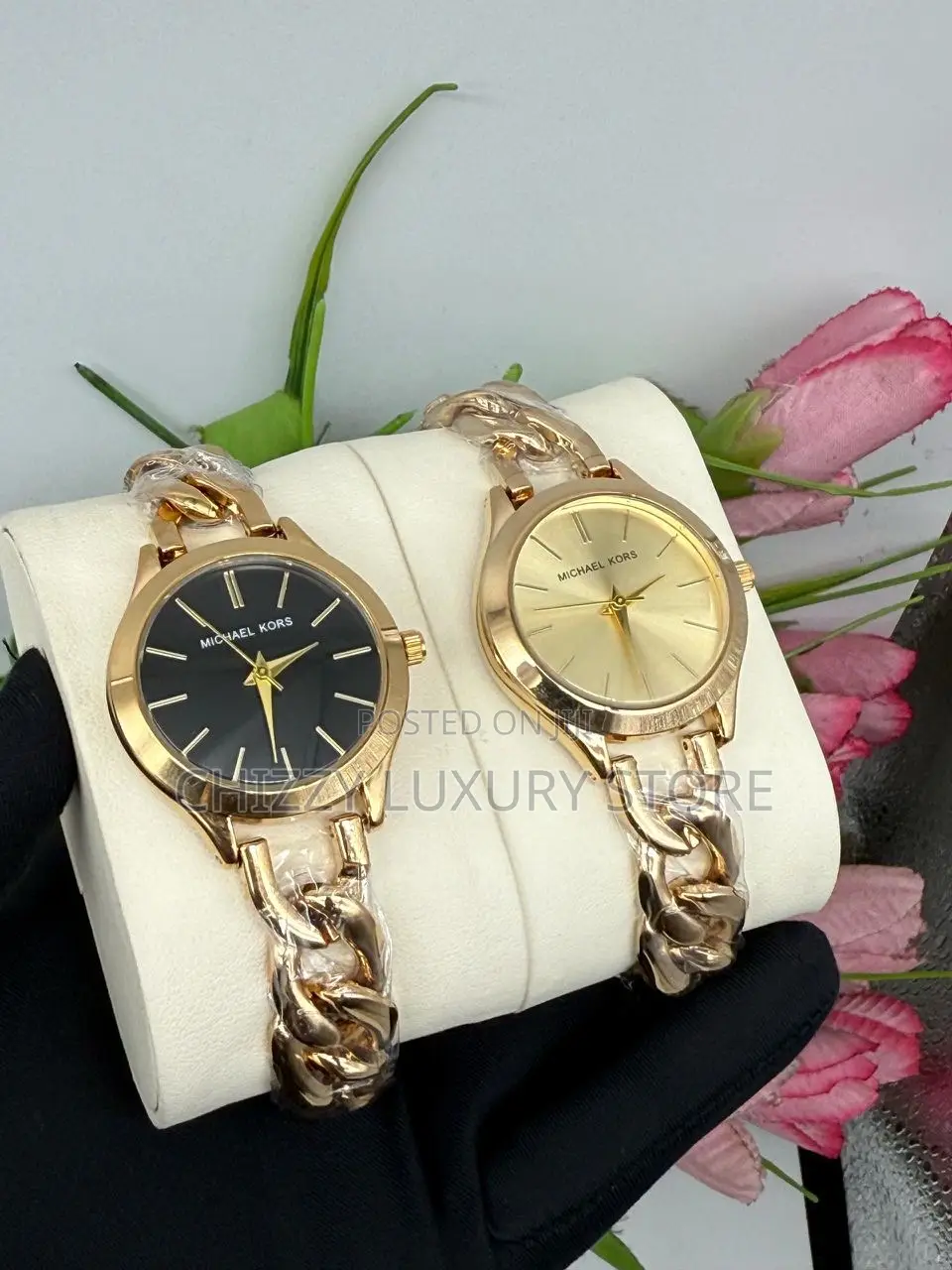 Michael Kors Quality Luxury Ladies Chain Strap Wristwatch