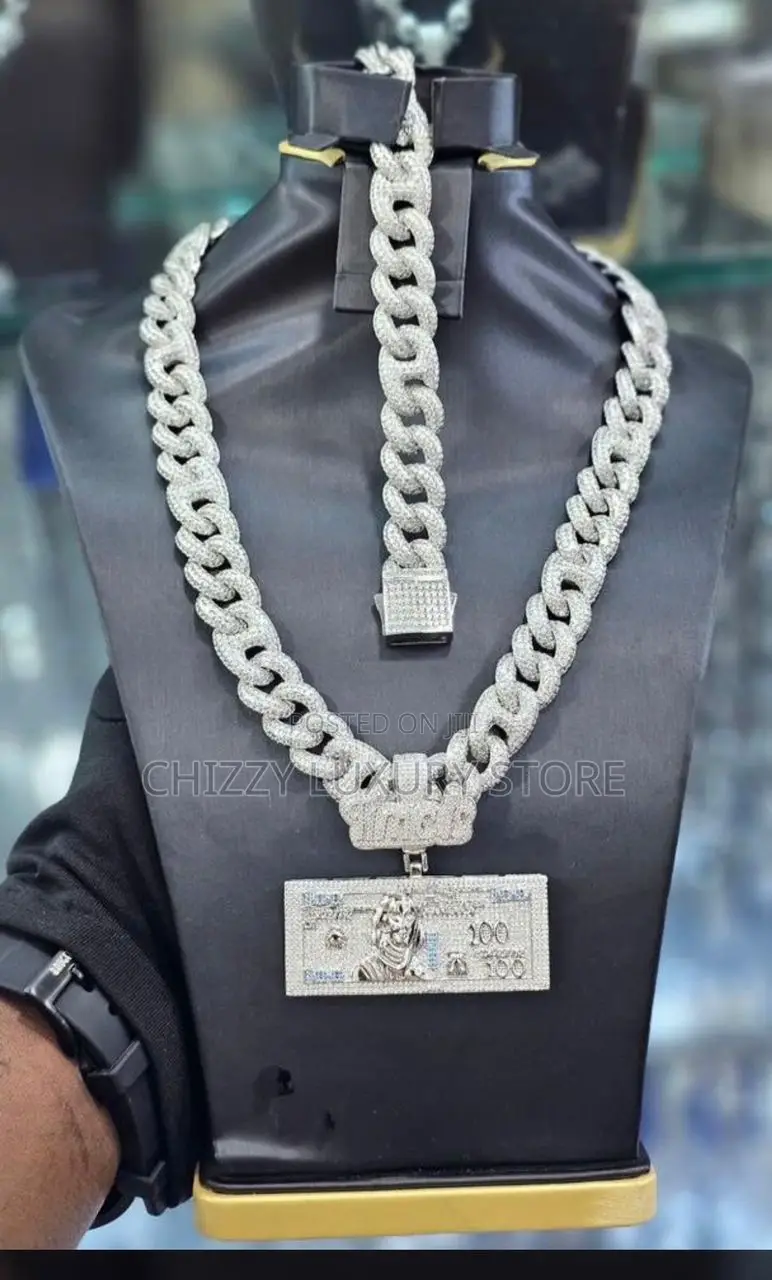 VVS Moissanite Quality Luxury Men Jewelry