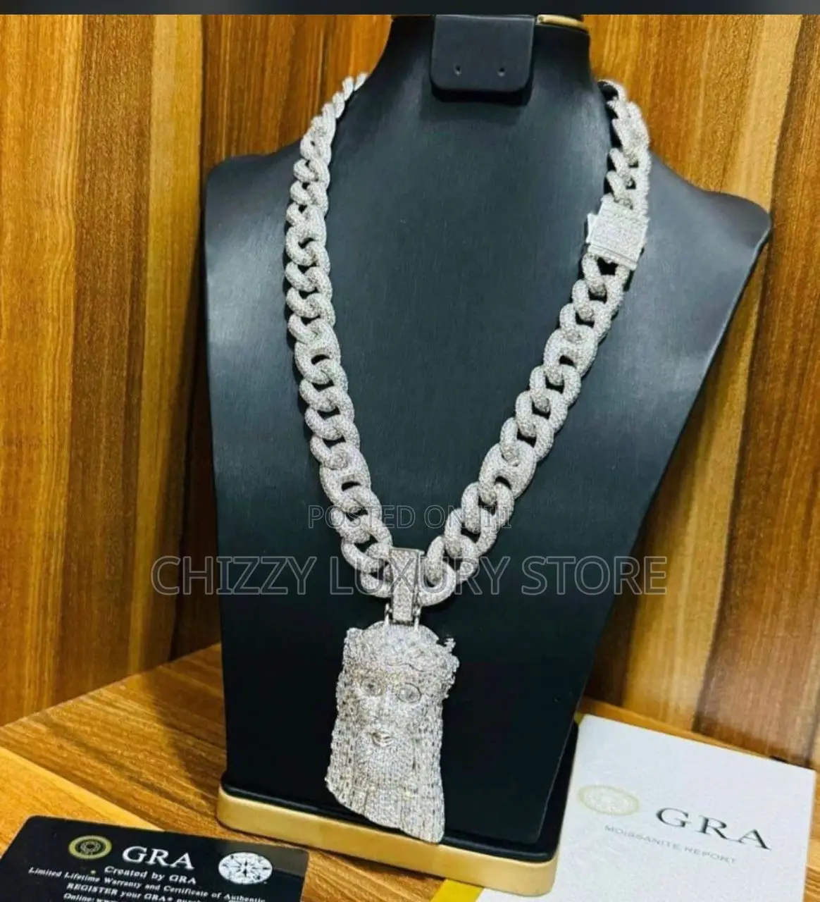 VVS Moissanite Quality Luxury Men Jewelry