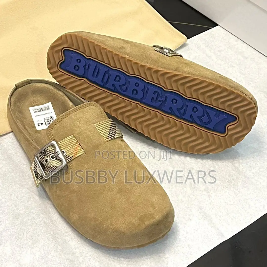 Luxury Burberry Mules for Men