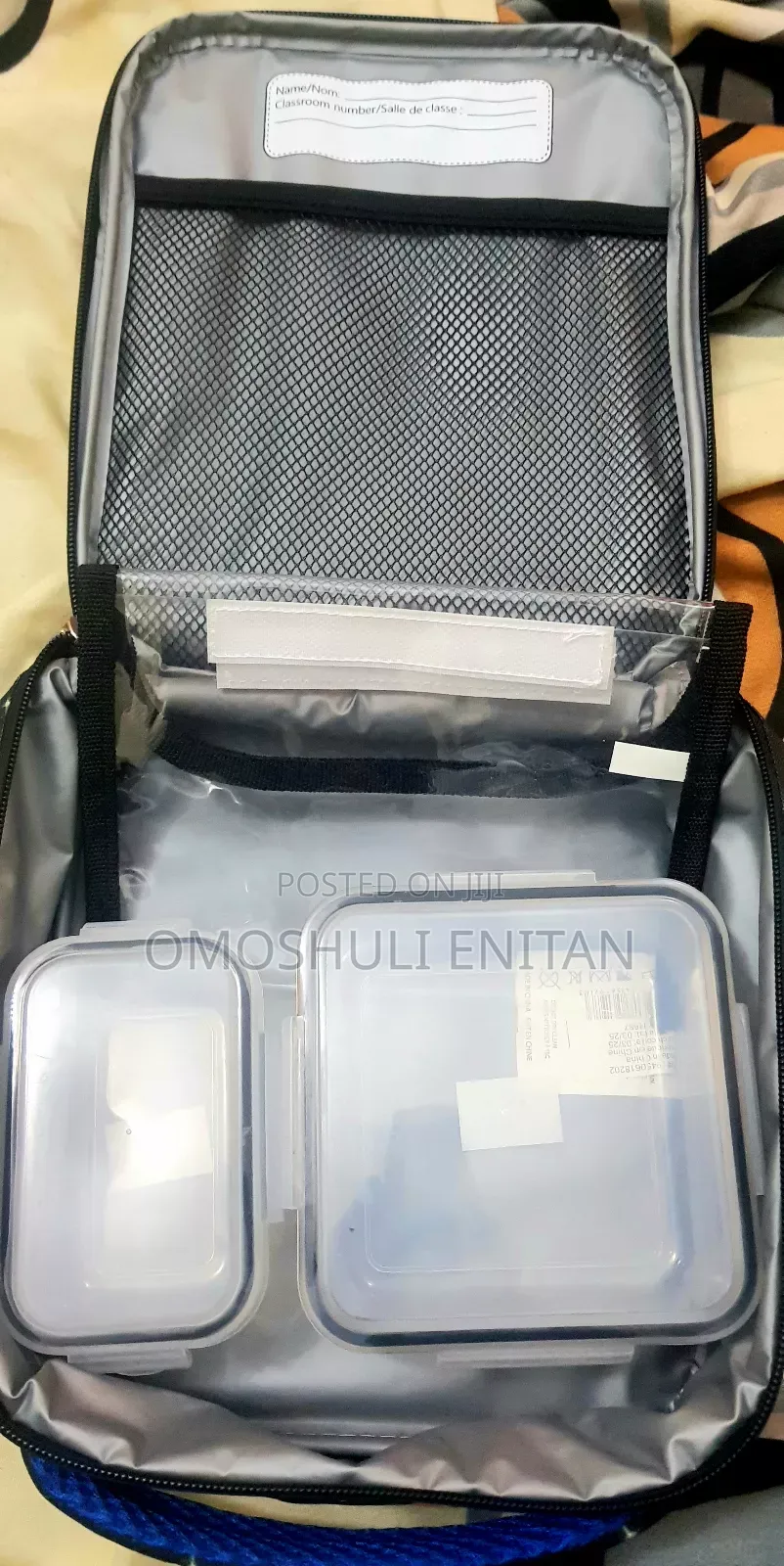 School Lunch Bag +Food Bowls