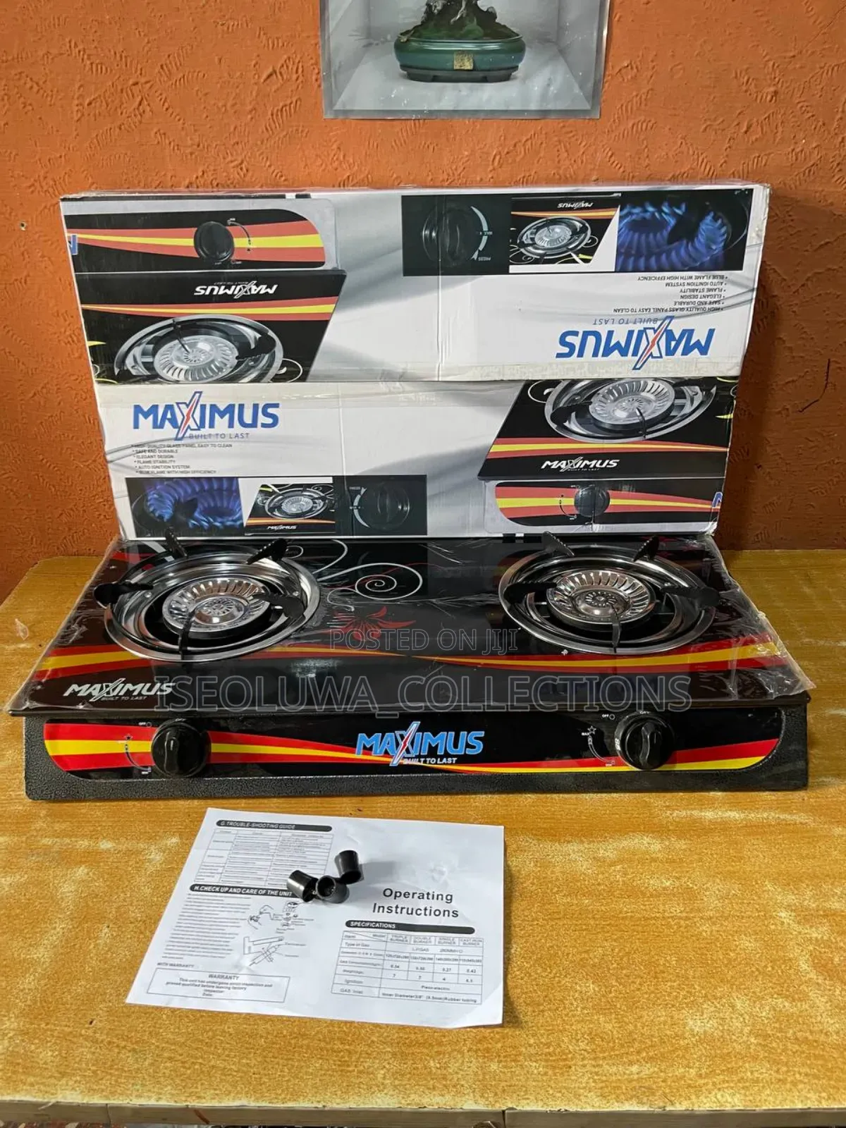 Double Burner Gas Cooker / Tabletop Gas Stove