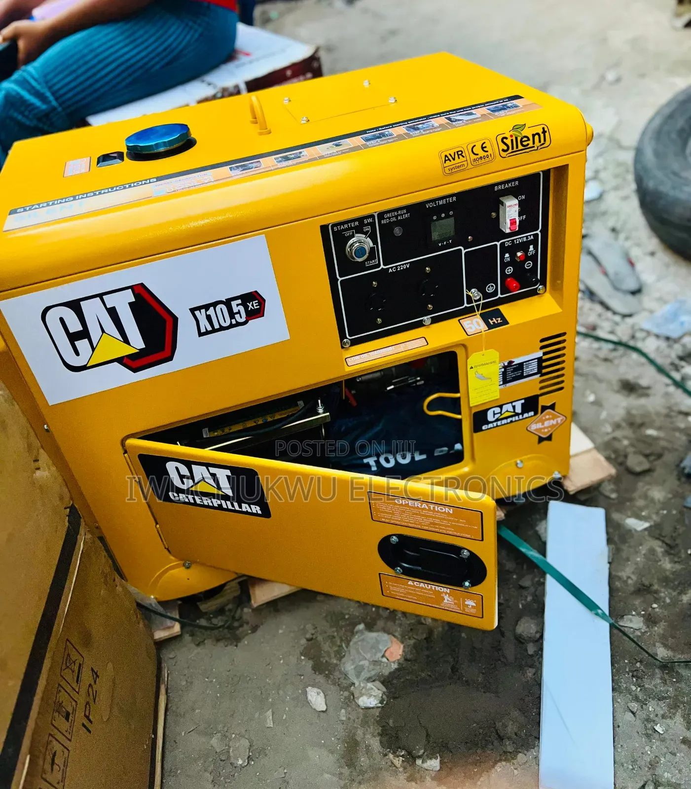 10kva Cat Generator {German Engine With 100% Copper Wire}