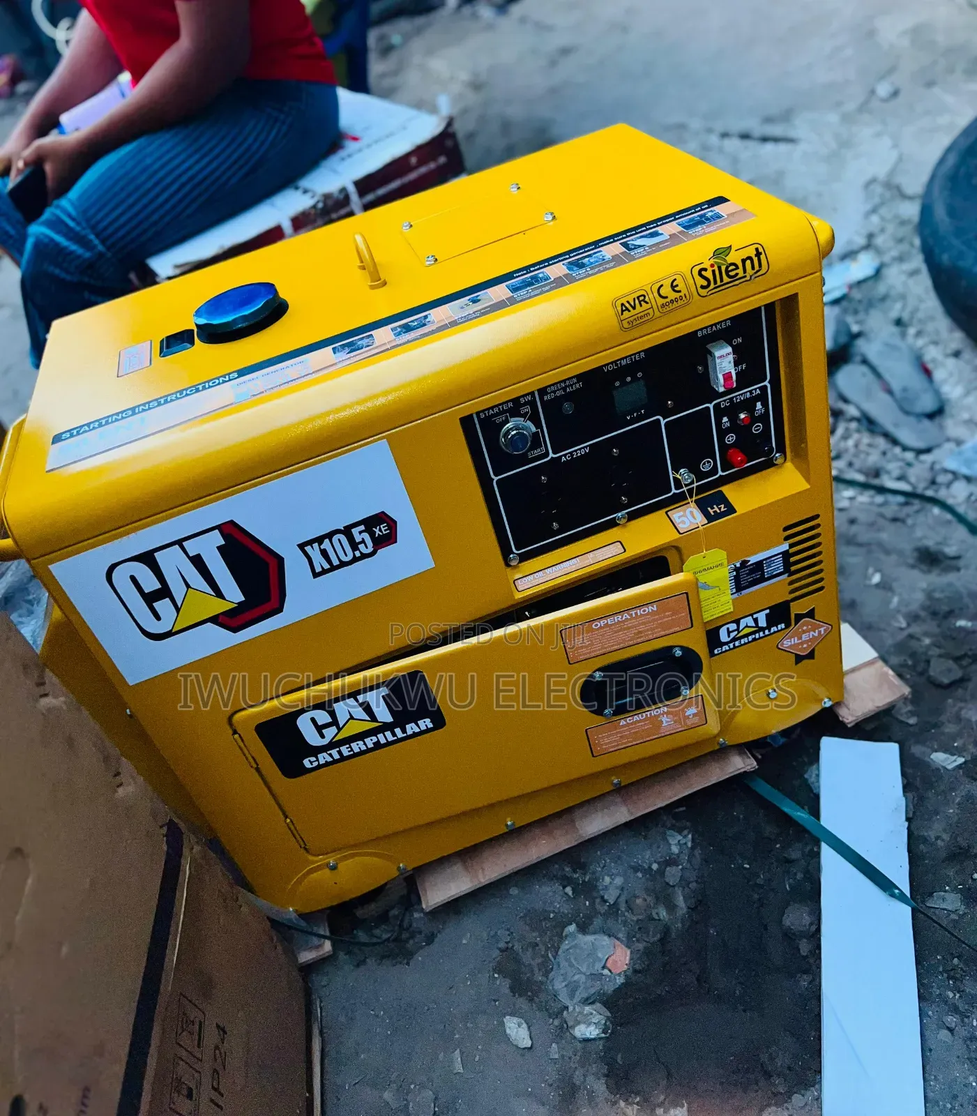 10kva Cat Diesel Soundproof Generator {Payment On Delivery & Warranty}