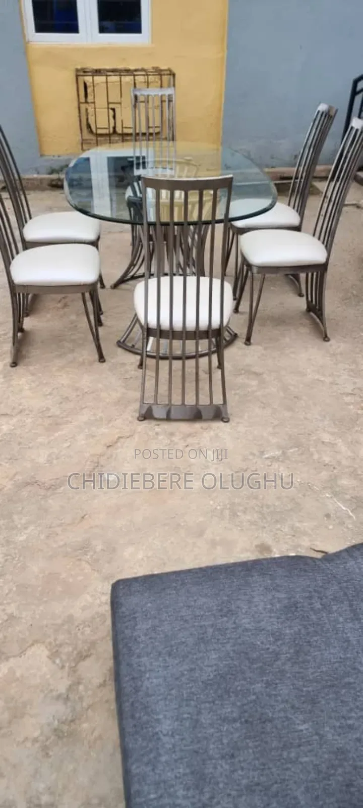 Foreign Glass 6 Seater Dinning Set