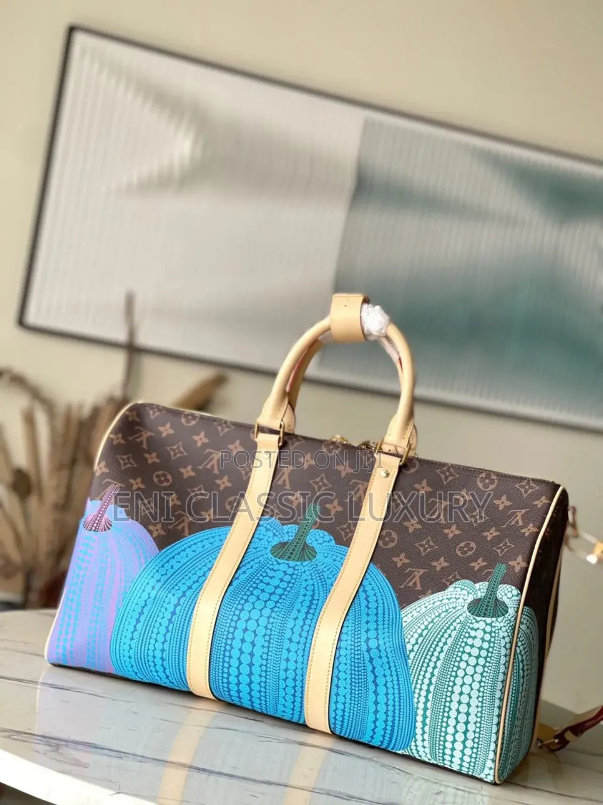 High Quality Luxury Duffle Bags Louis Vuitton Well Banded Package