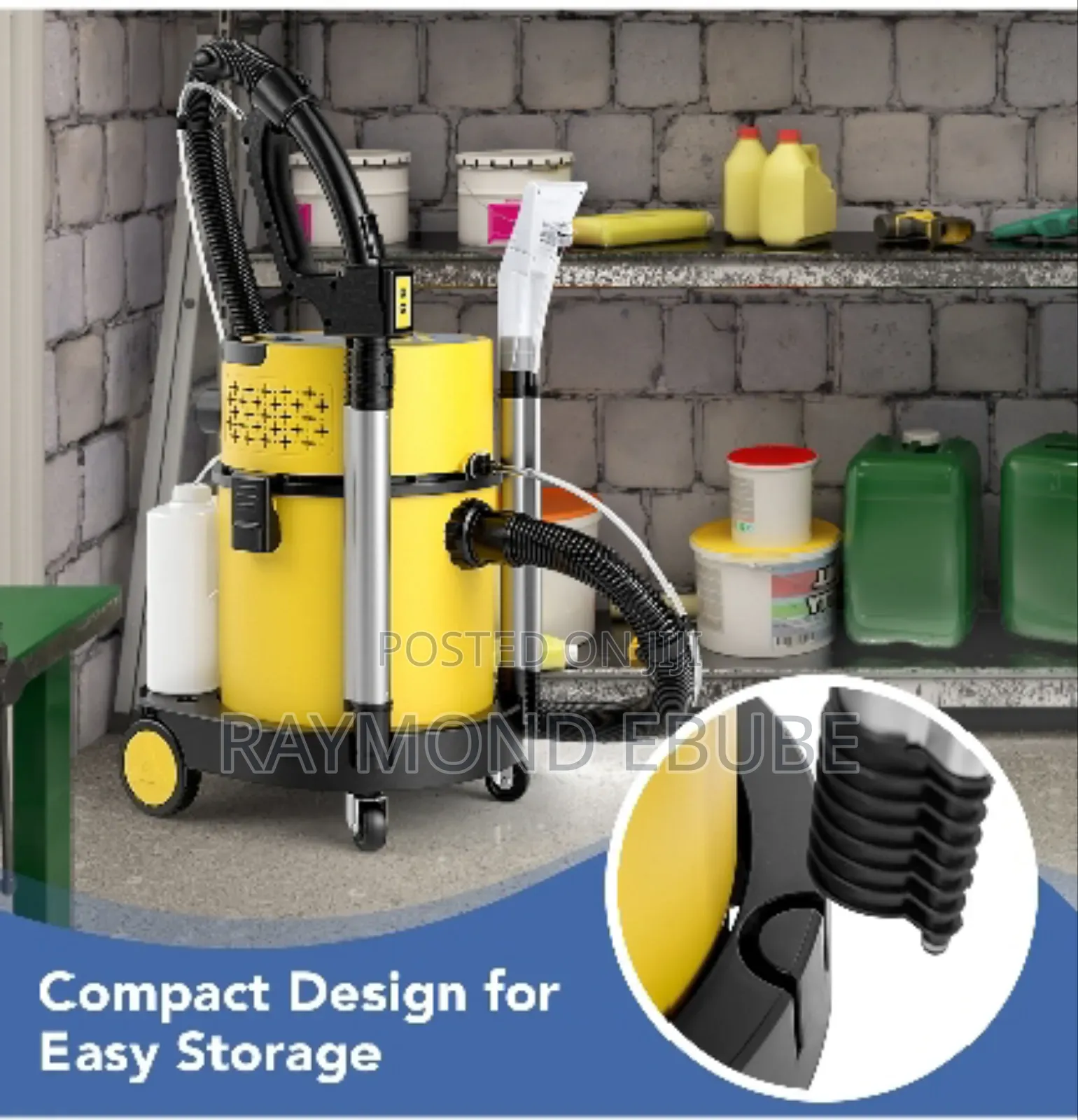 4 in 1 Upholstery Vacuum; Wet and Dry Vacuum and Carpet Cleaner