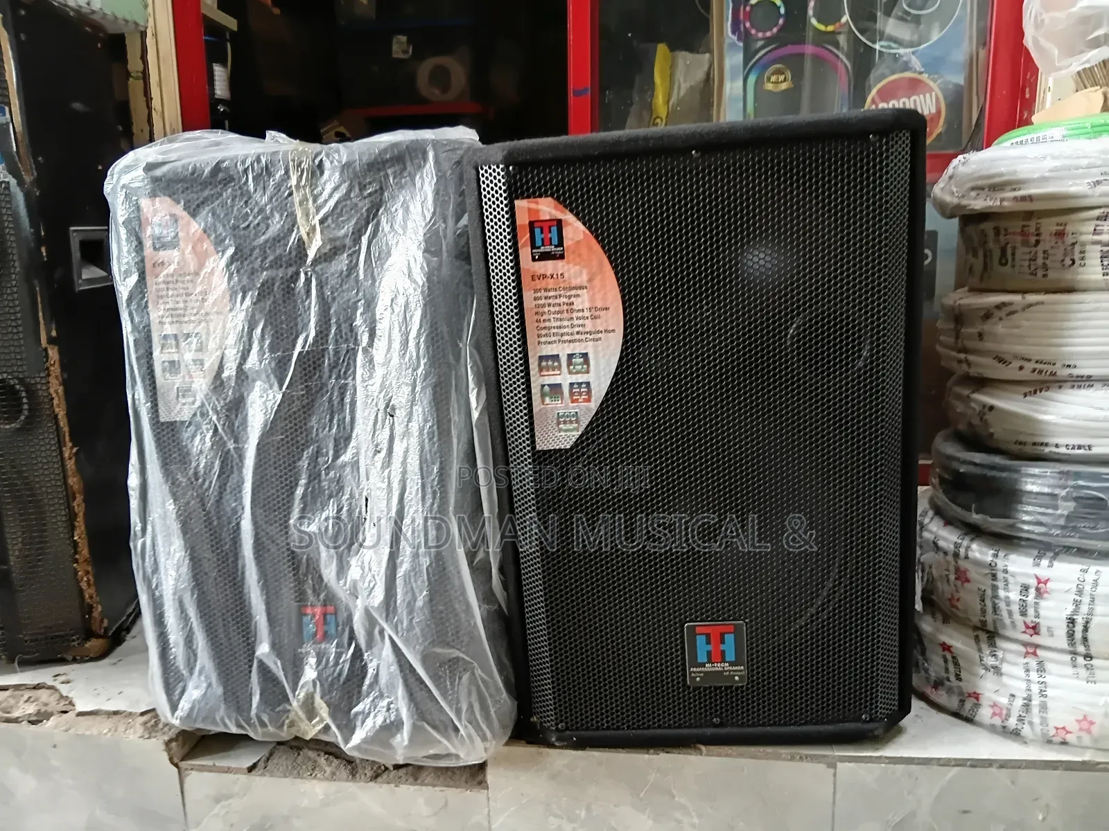 Hi-Tech Evp-X15 15 Inches Two-Way Passive Loudspeaker – Pair