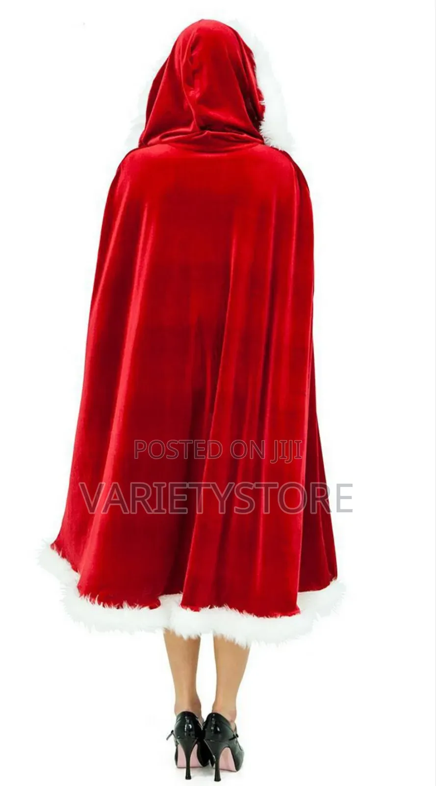 Christmas Costume Adult Santa Cape Cloak Performance Outfit