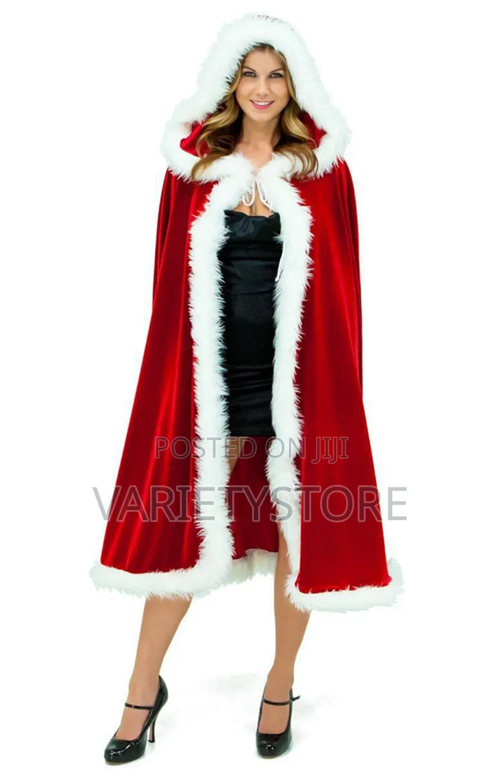 Christmas Costume Adult Santa Cape Cloak Performance Outfit