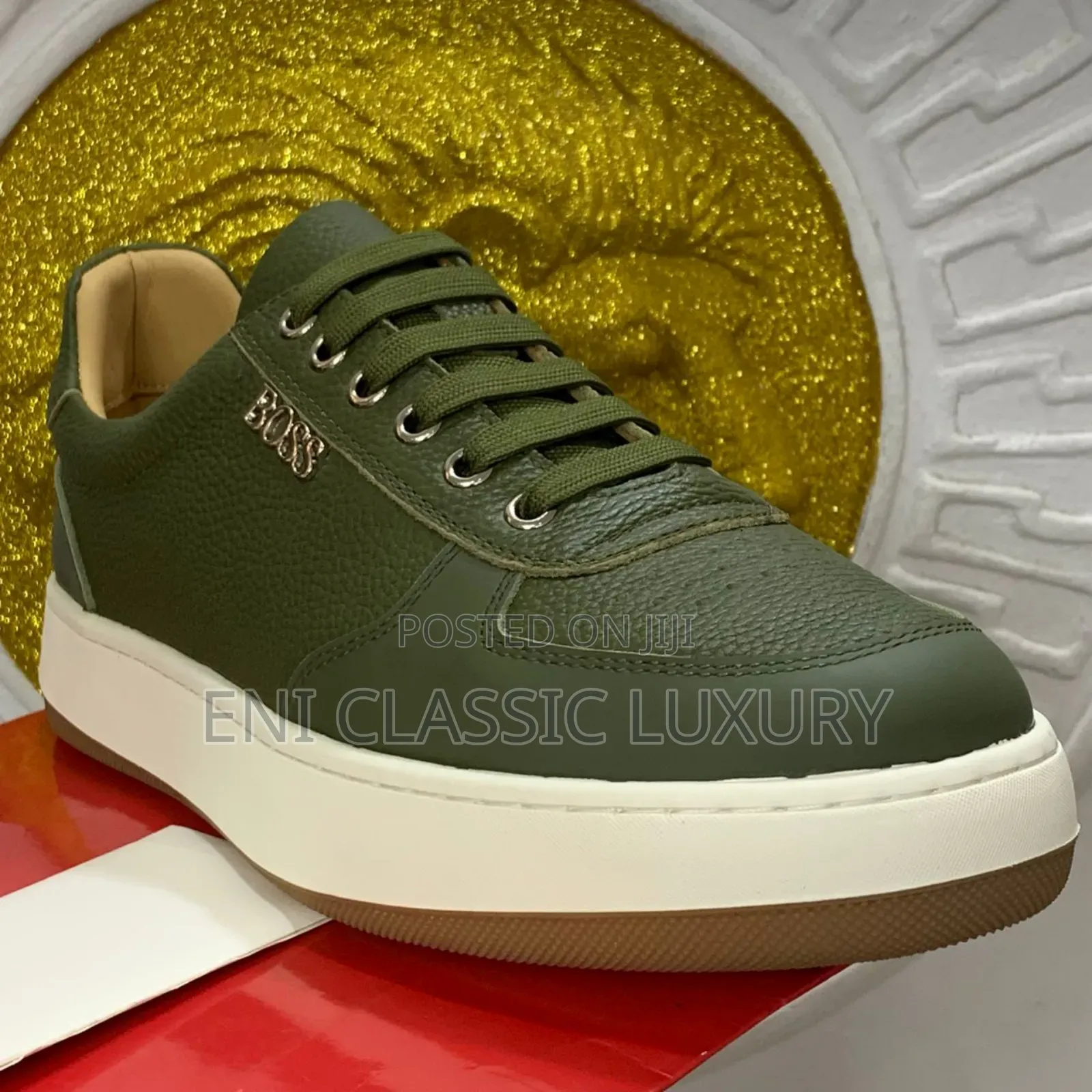 Pure Quality Luxury Men's Sneakers Boss Well Banded Package