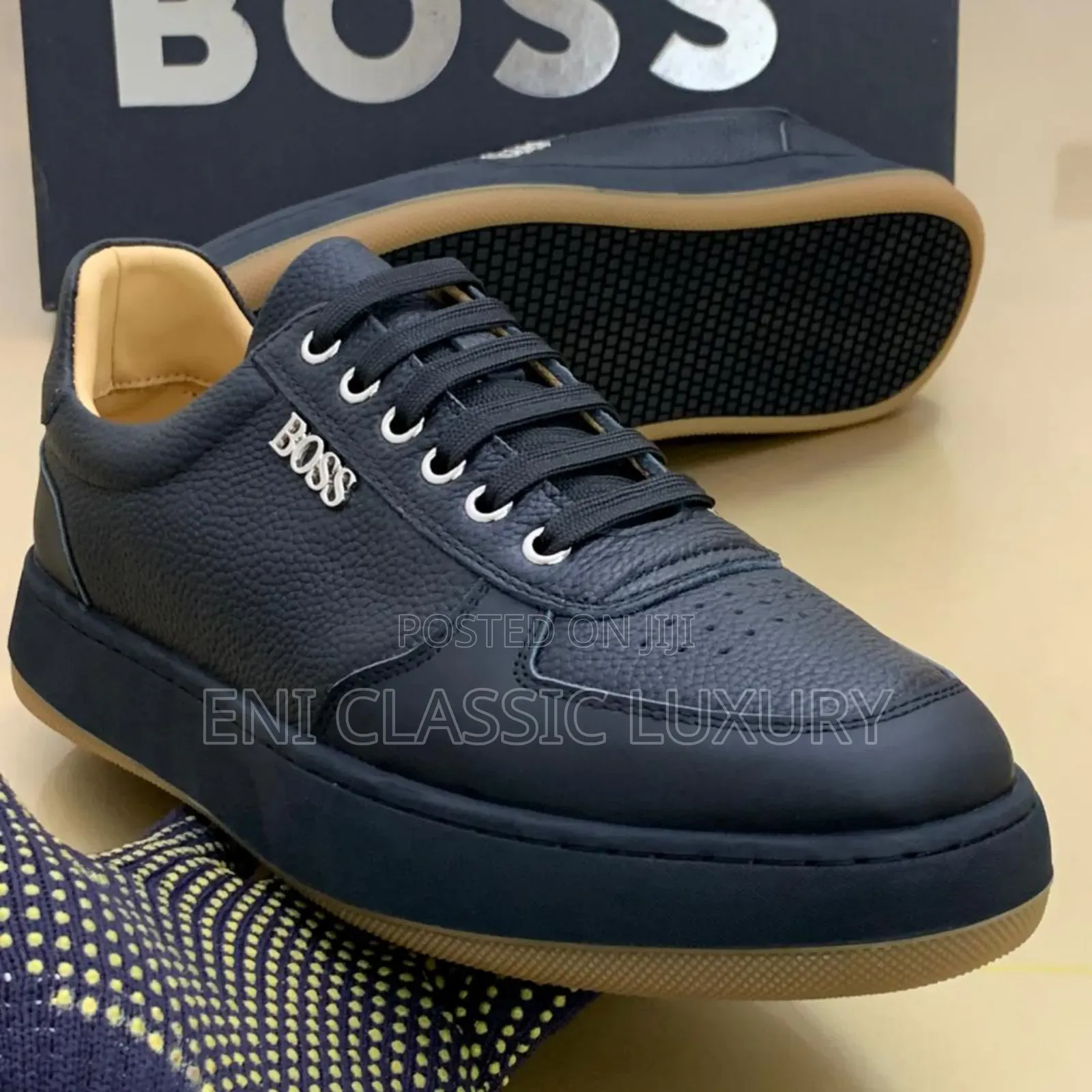 Pure Quality Luxury Men's Sneakers Boss Well Banded Package
