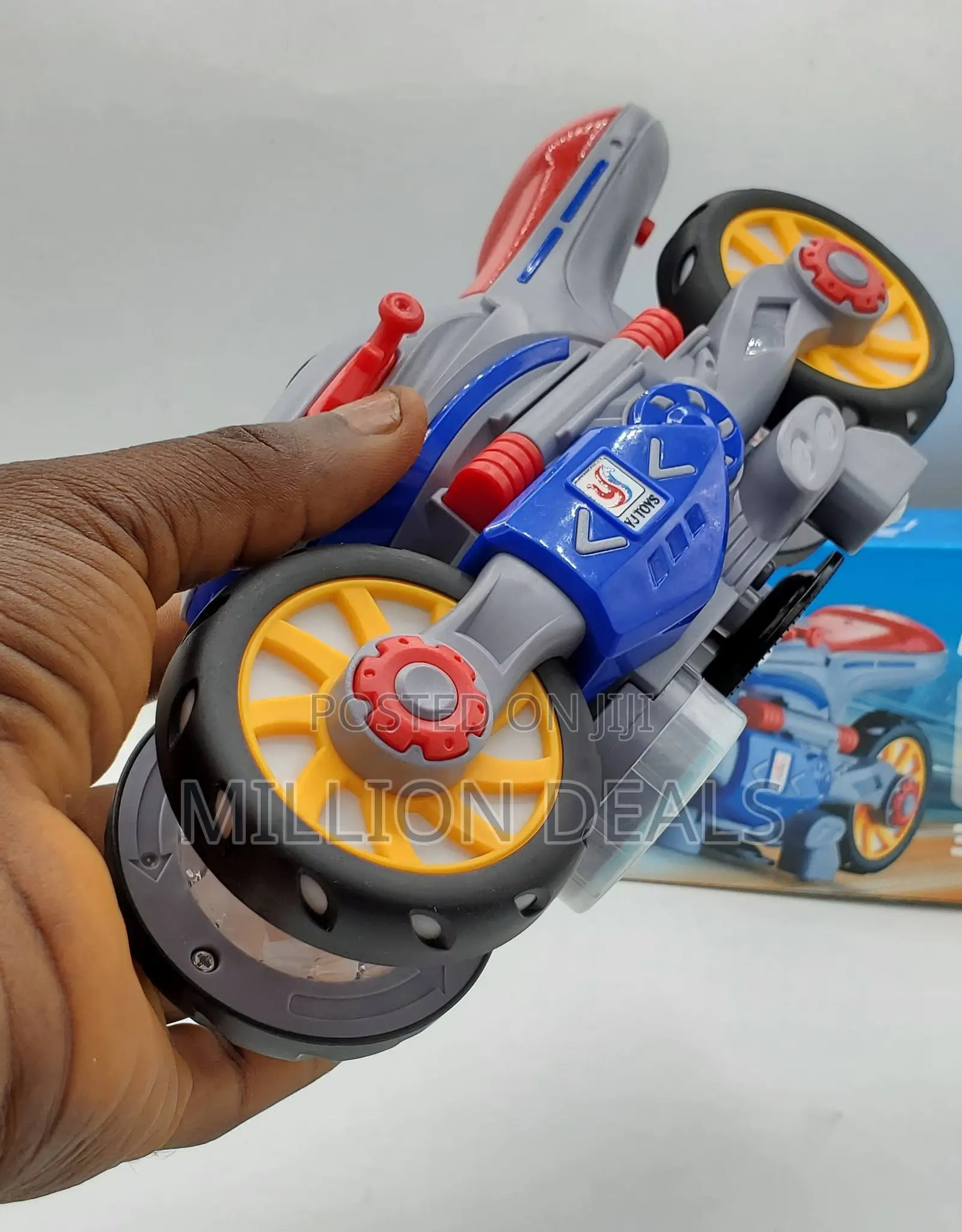Stunt 360 Battery Operated Kids Toy Motor Bike Ages 3+