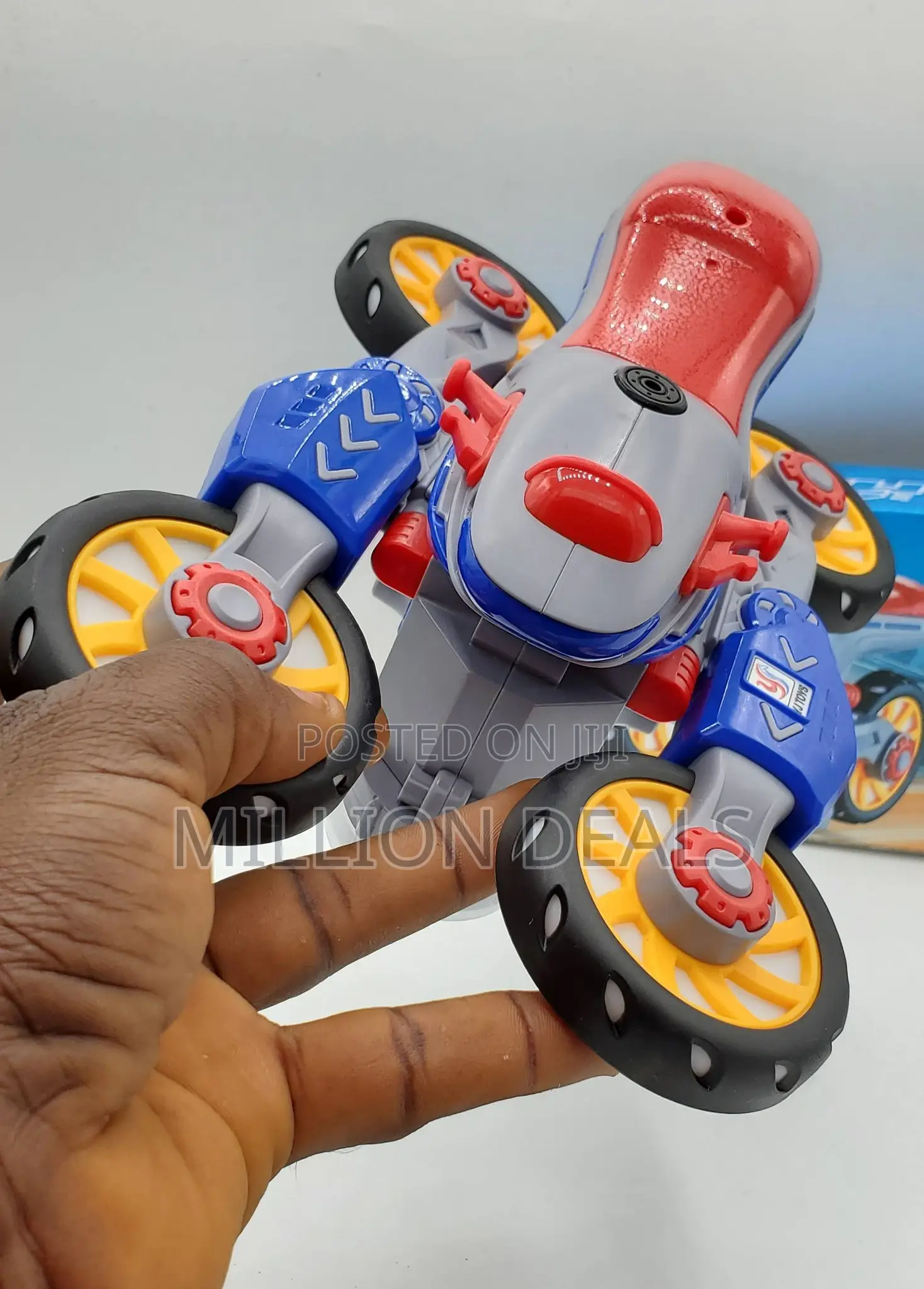 Stunt 360 Battery Operated Kids Toy Motor Bike Ages 3+