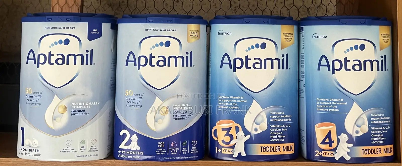 Aptamil Uk Stages 1-4 by 6