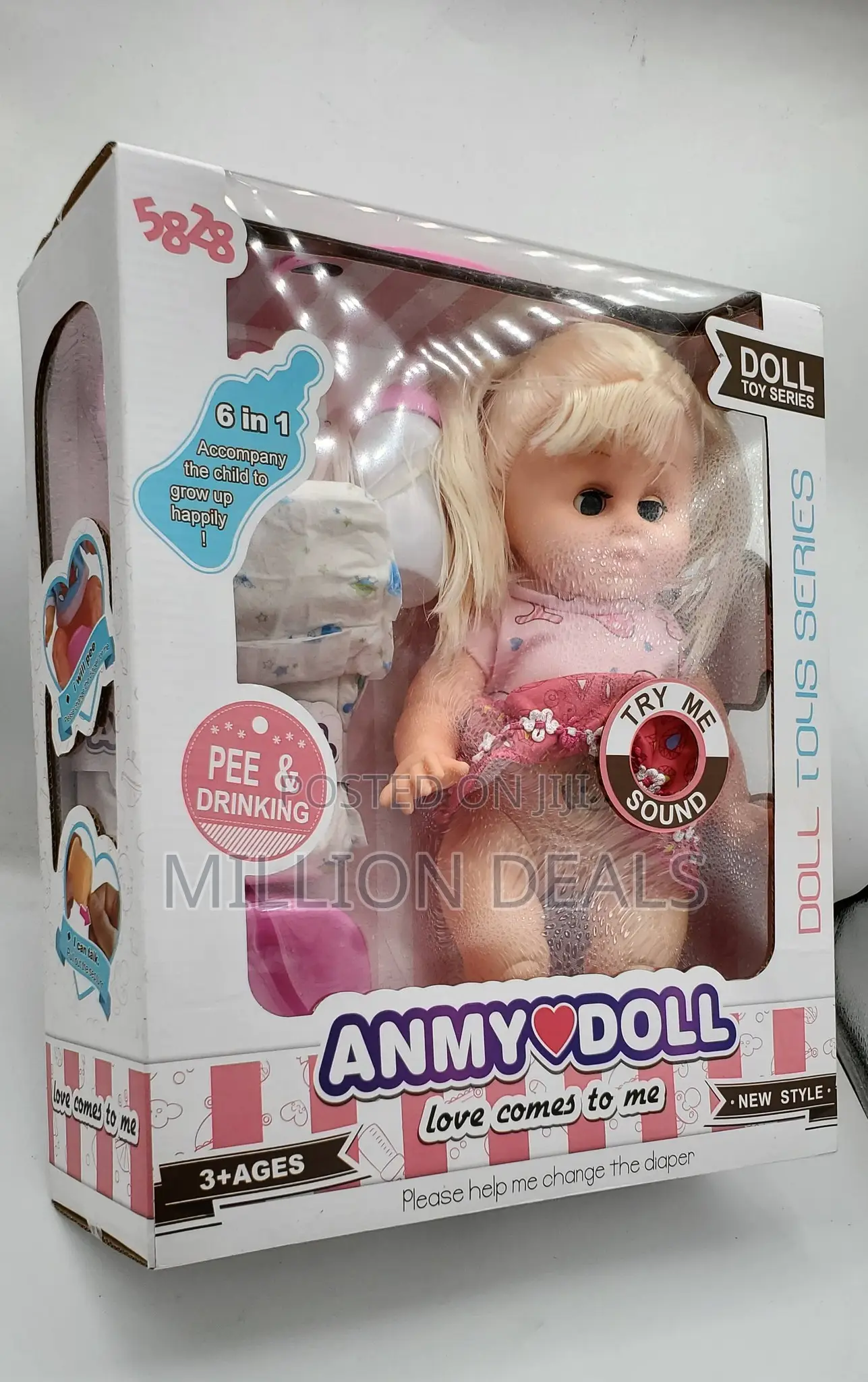 6in1 Doll Girl Child Series Toy Ages 3+