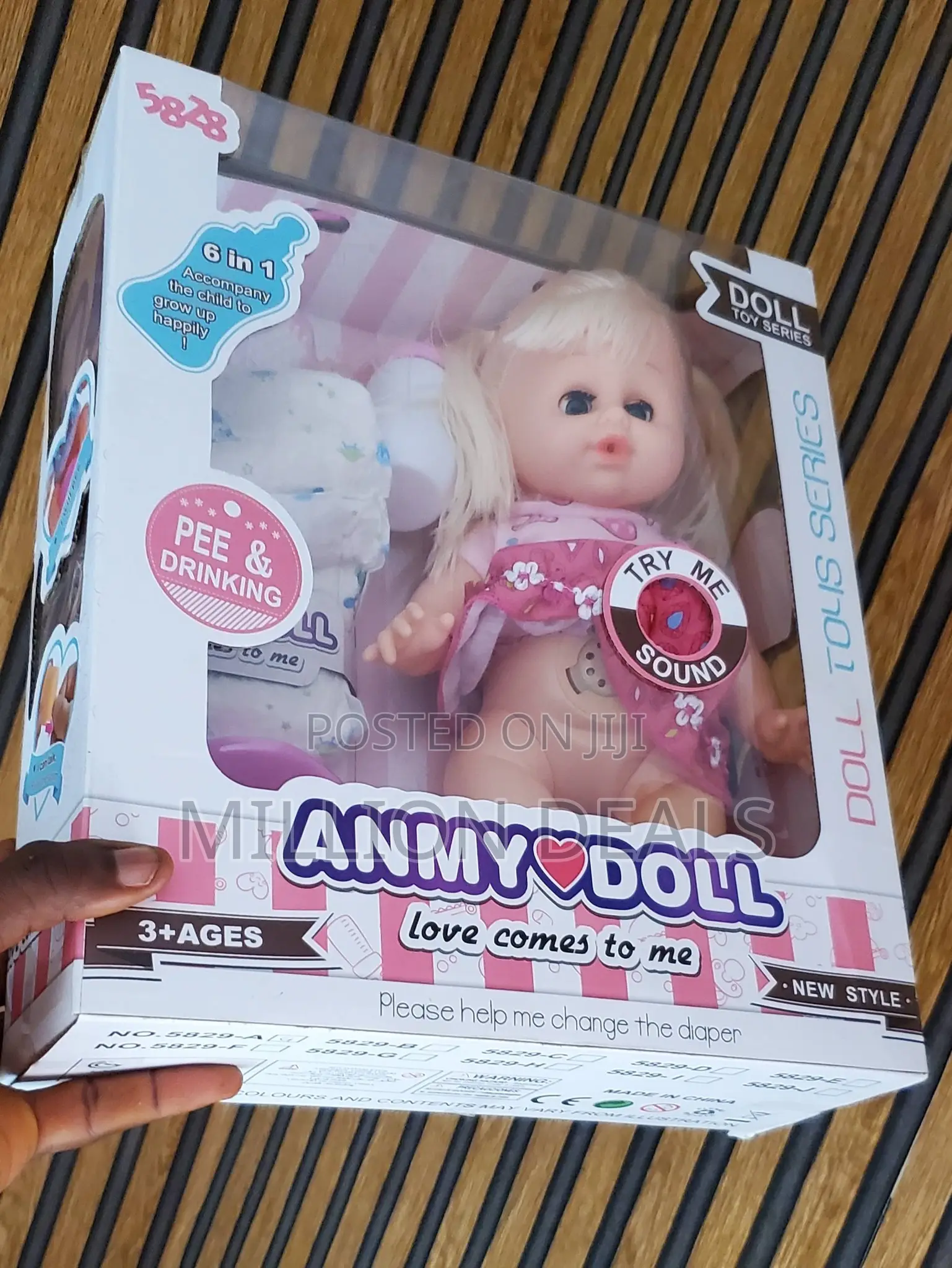 6in1 Doll Girl Child Series Toy Ages 3+