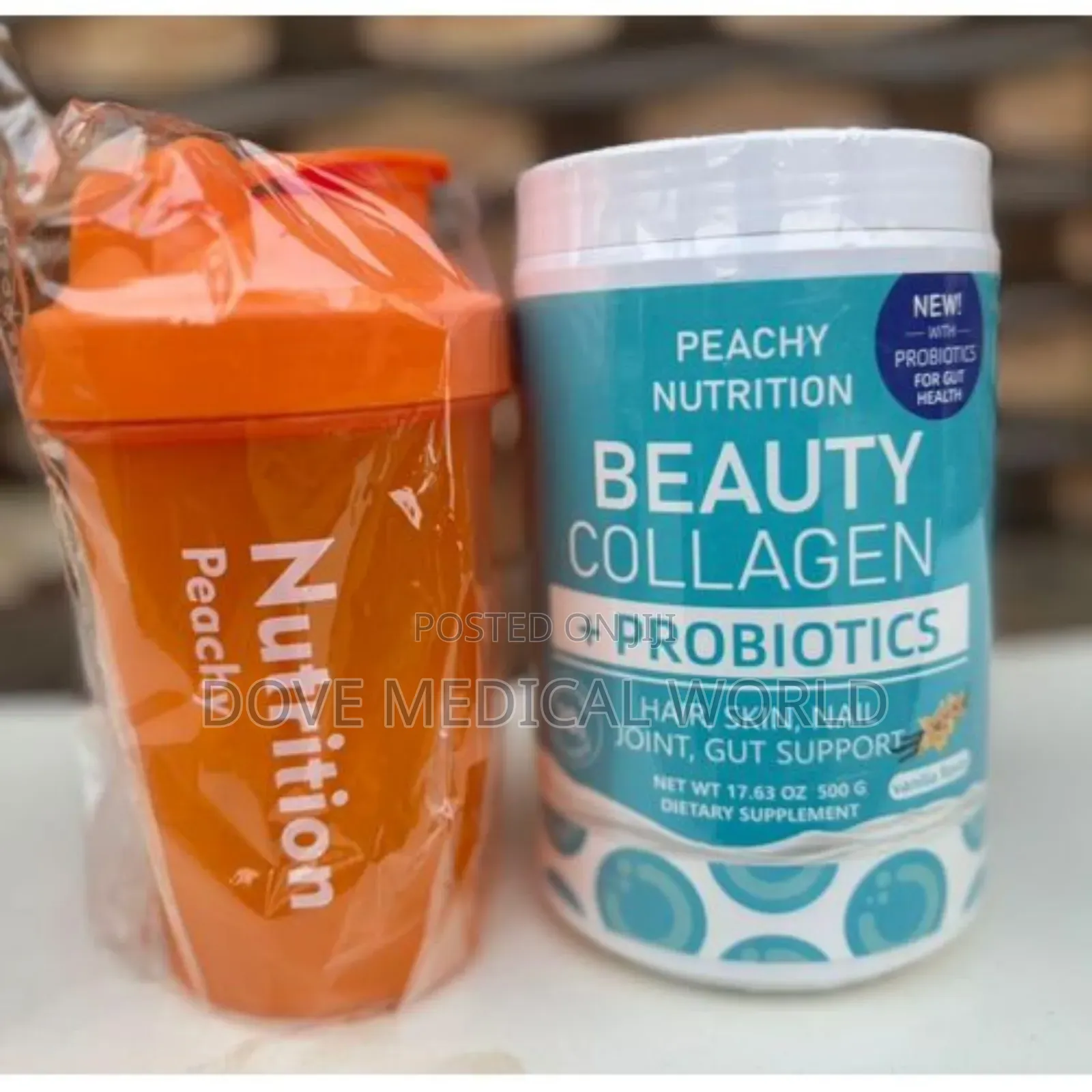 Peachy Nutrition Beauty Collagen + Probiotics 500g