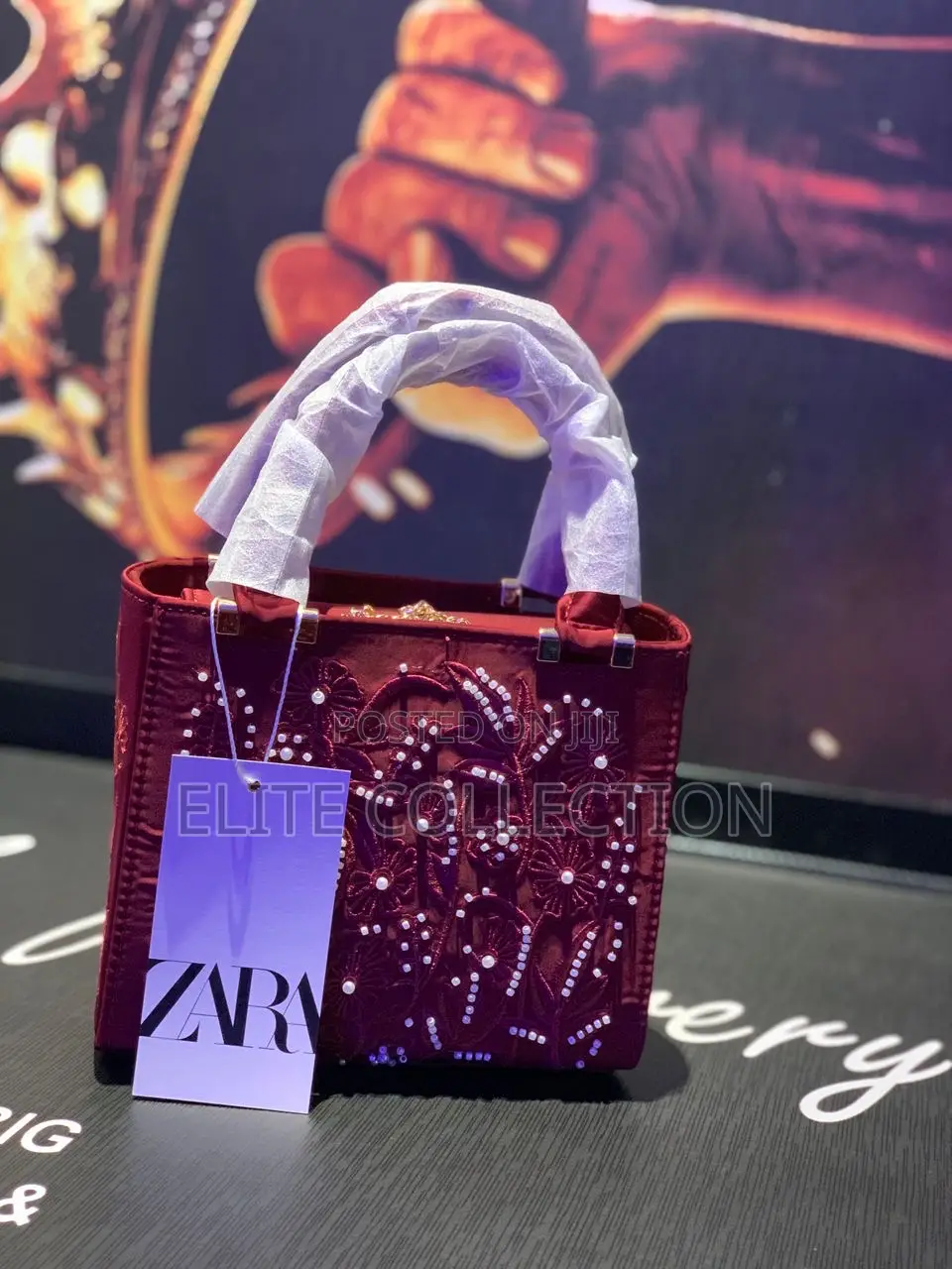 Luxury Embroidered Zara Bag* Available in 2 Colors Quality