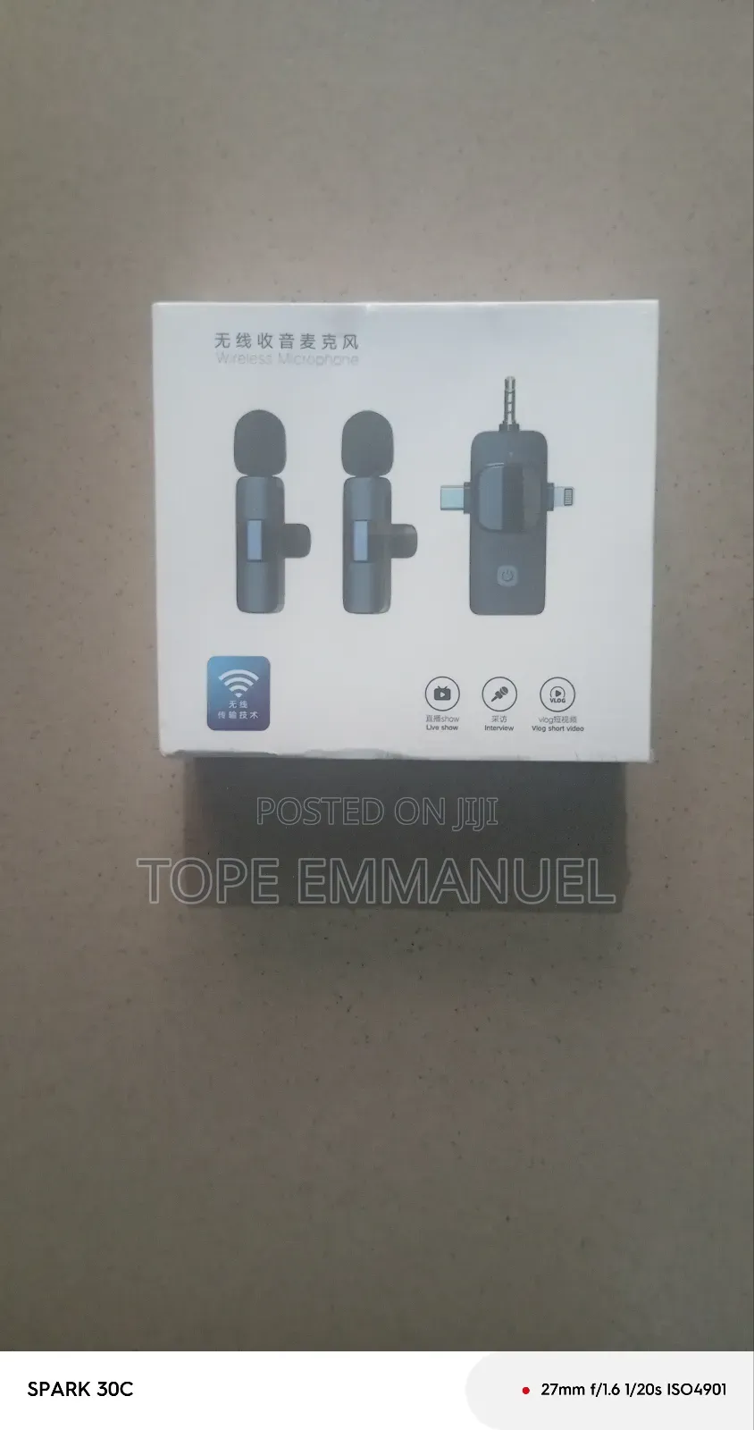Wireless Lavalier Microphone Set