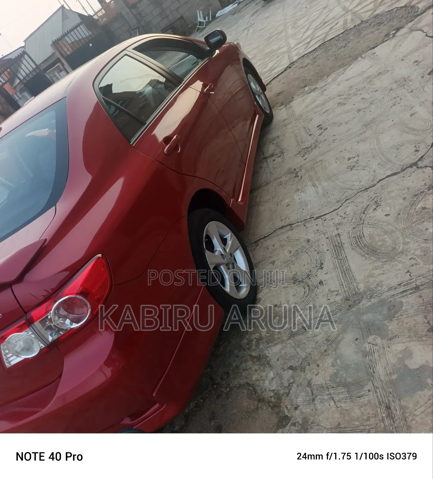 Toyota Corolla 2012 Red