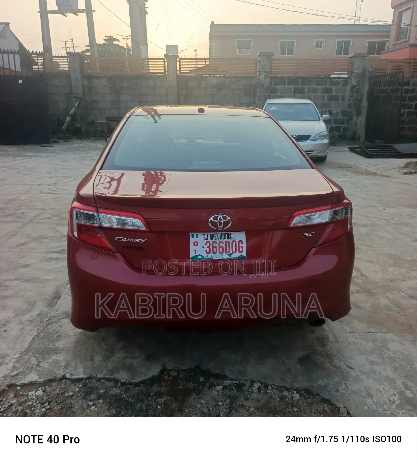 Toyota Camry 2012 Red