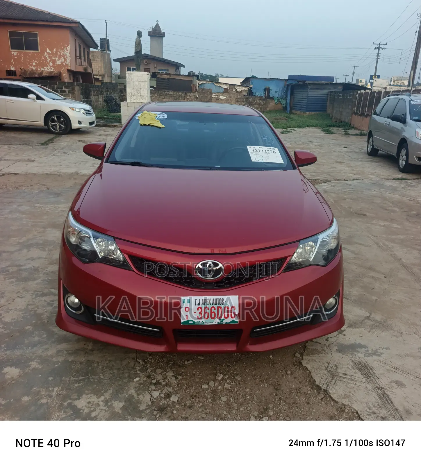 Toyota Camry 2012 Red