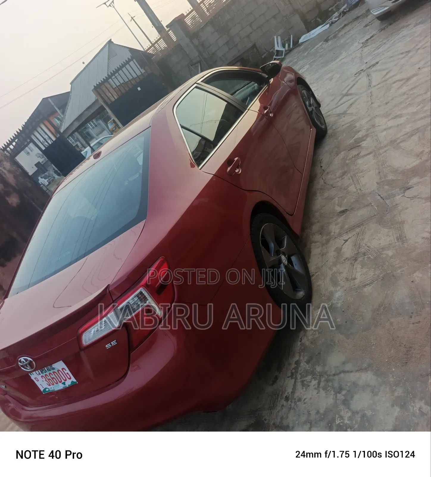 Toyota Camry 2012 Red